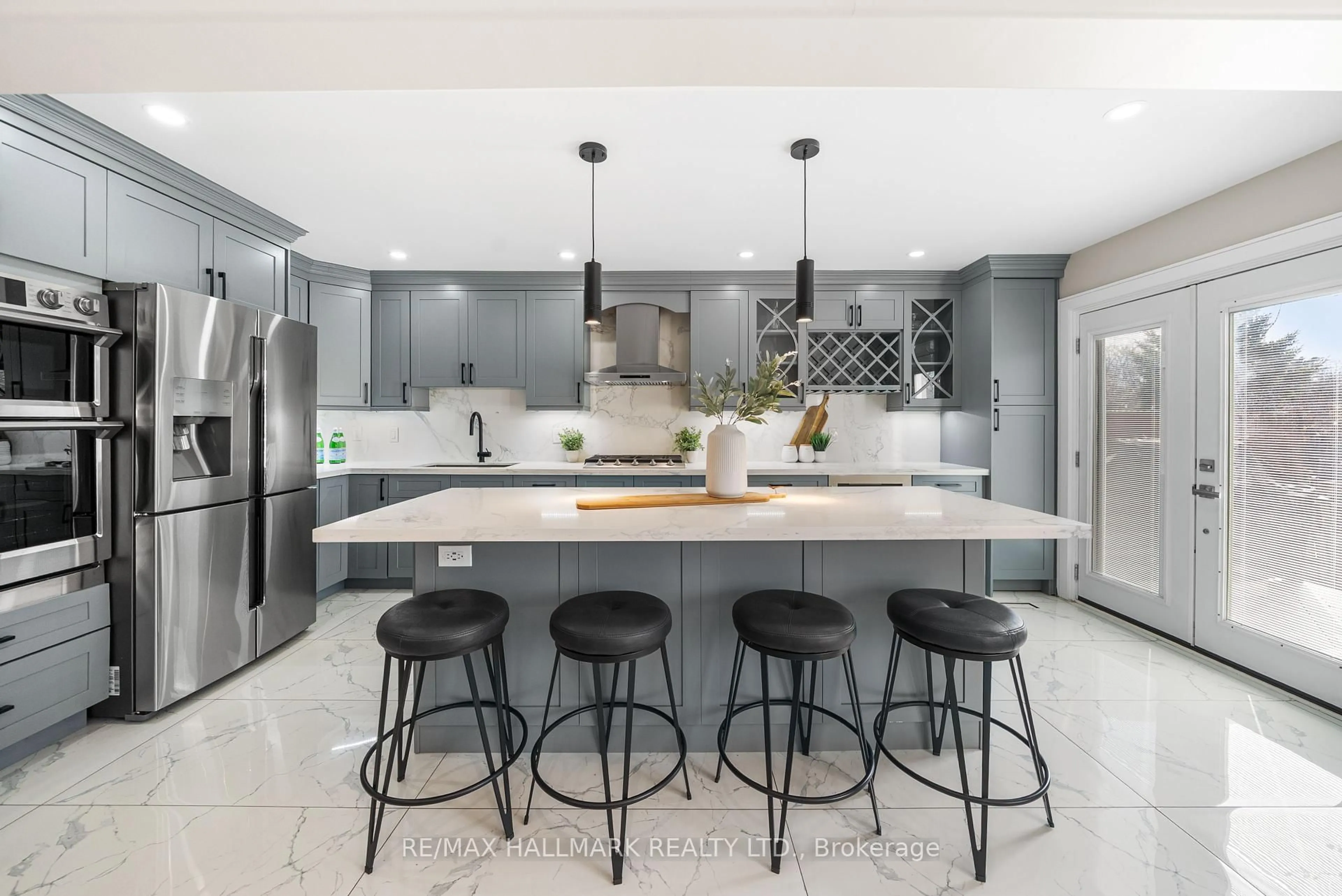 Contemporary kitchen, ceramic/tile floor for 315 Granby Crt, Pickering Ontario L1V 7B9