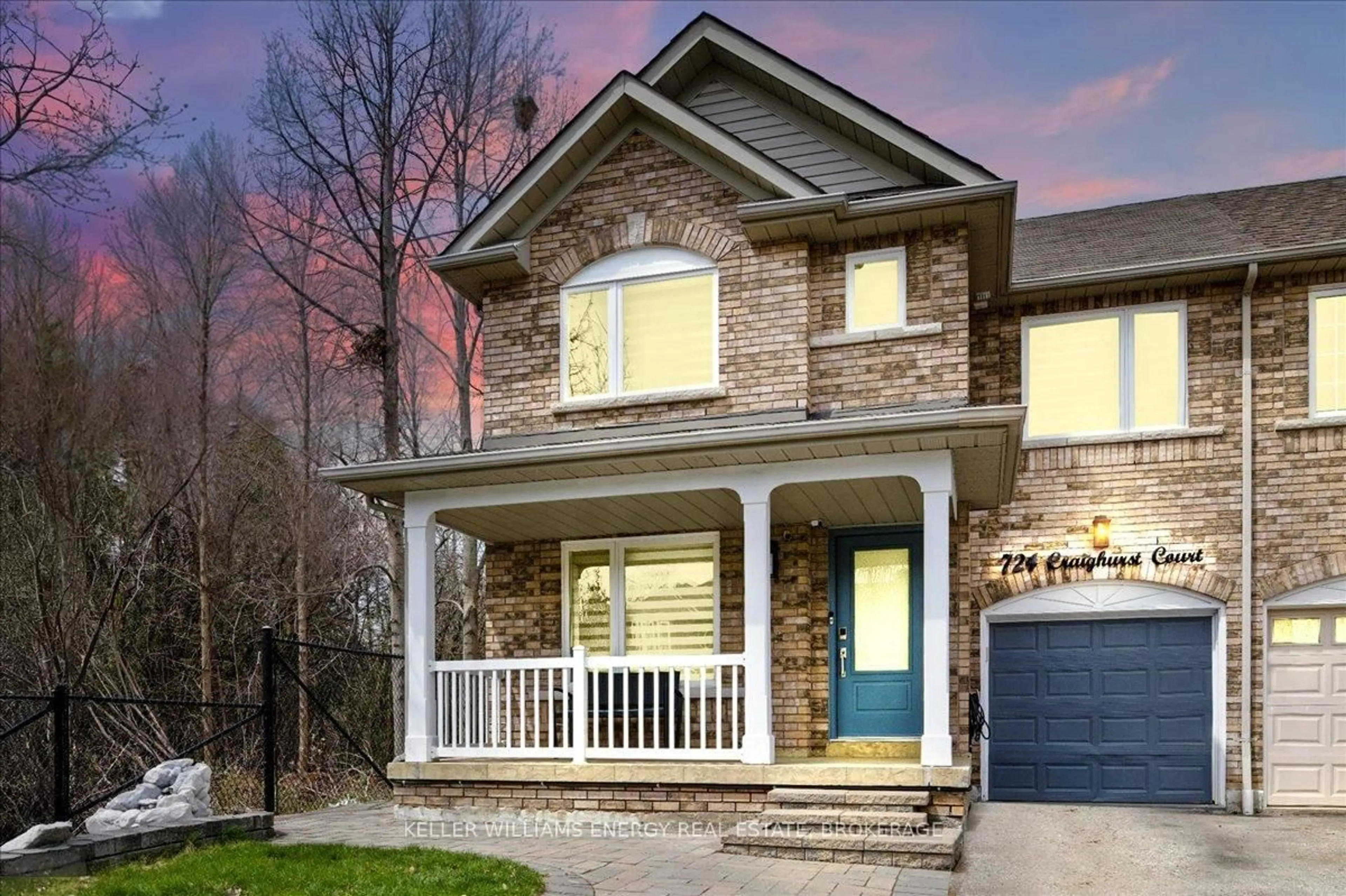 Home with brick exterior material, street for 724 Craighurst Crt, Pickering Ontario L1X 2W9