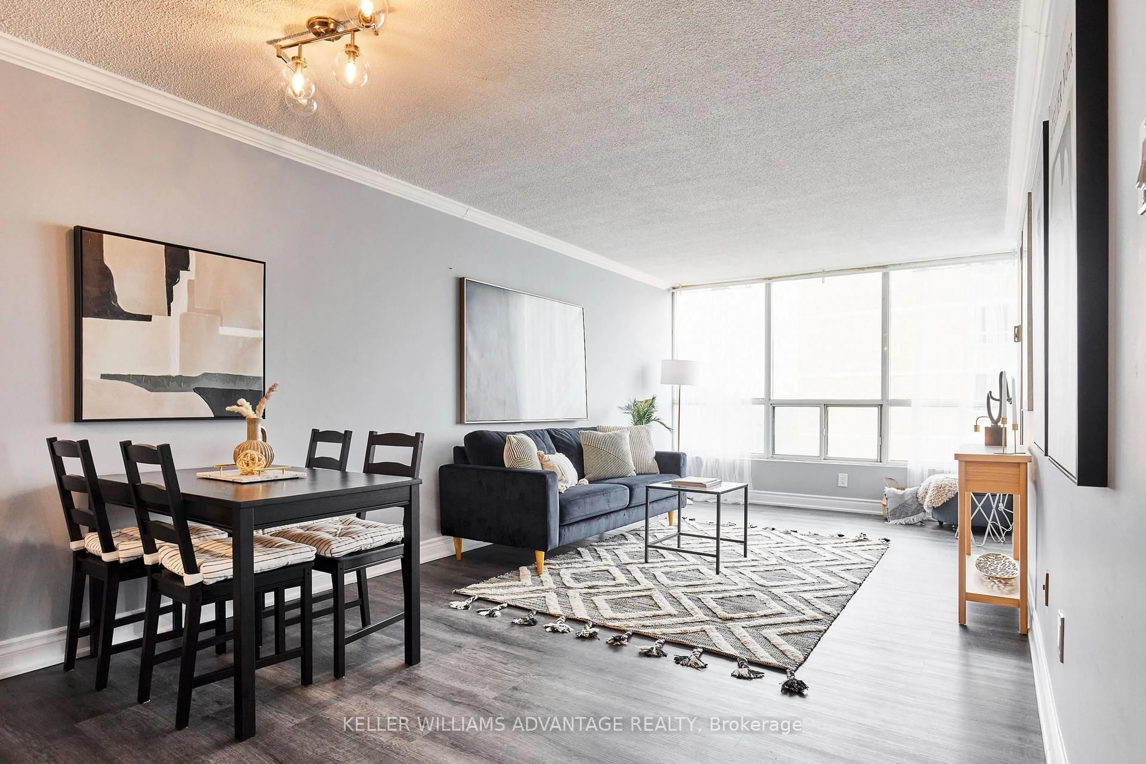 Living room with furniture, unknown for 3050 Ellesmere Rd #1617, Toronto Ontario M1E 5E6