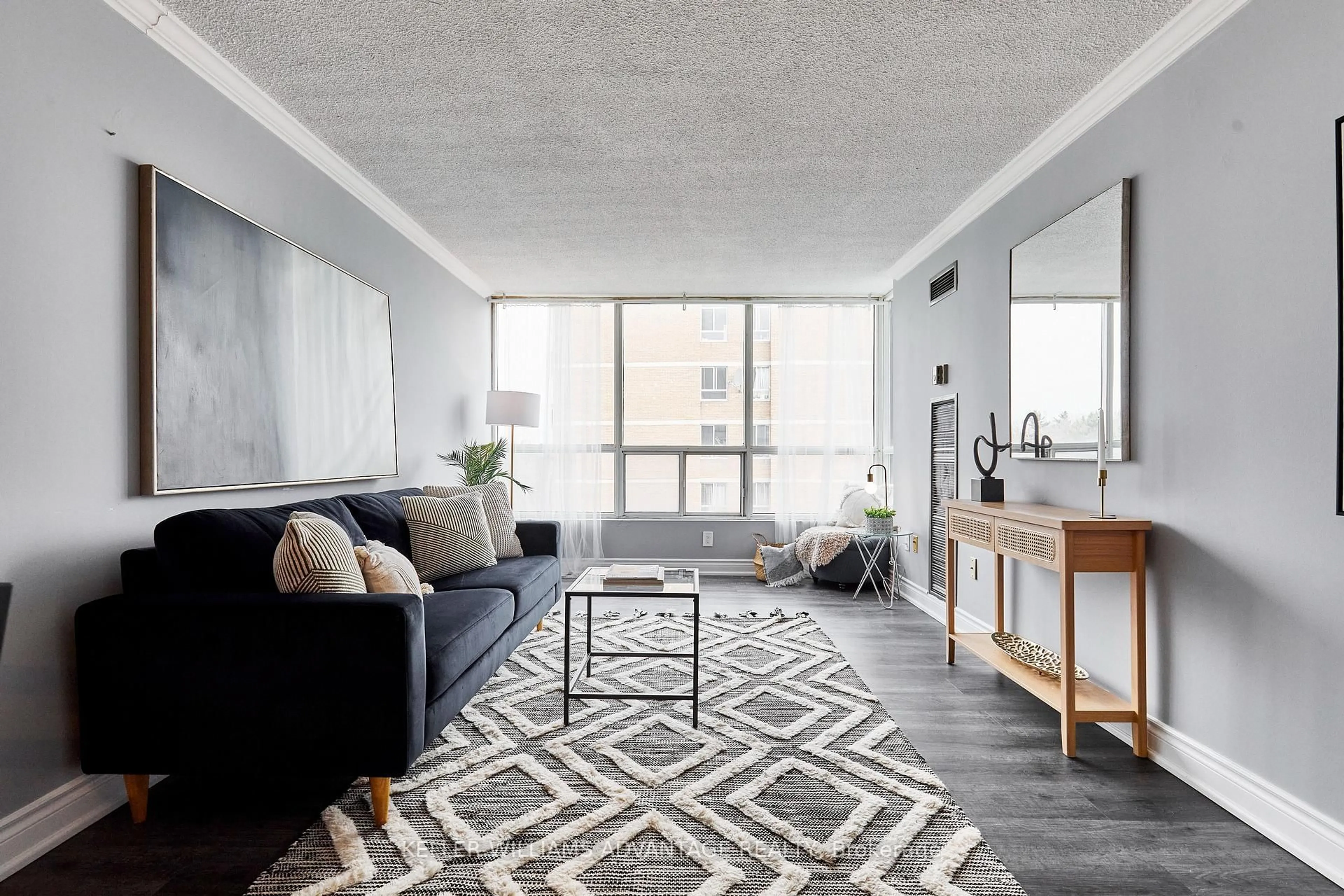 Living room with furniture, unknown for 3050 Ellesmere Rd #1617, Toronto Ontario M1E 5E6