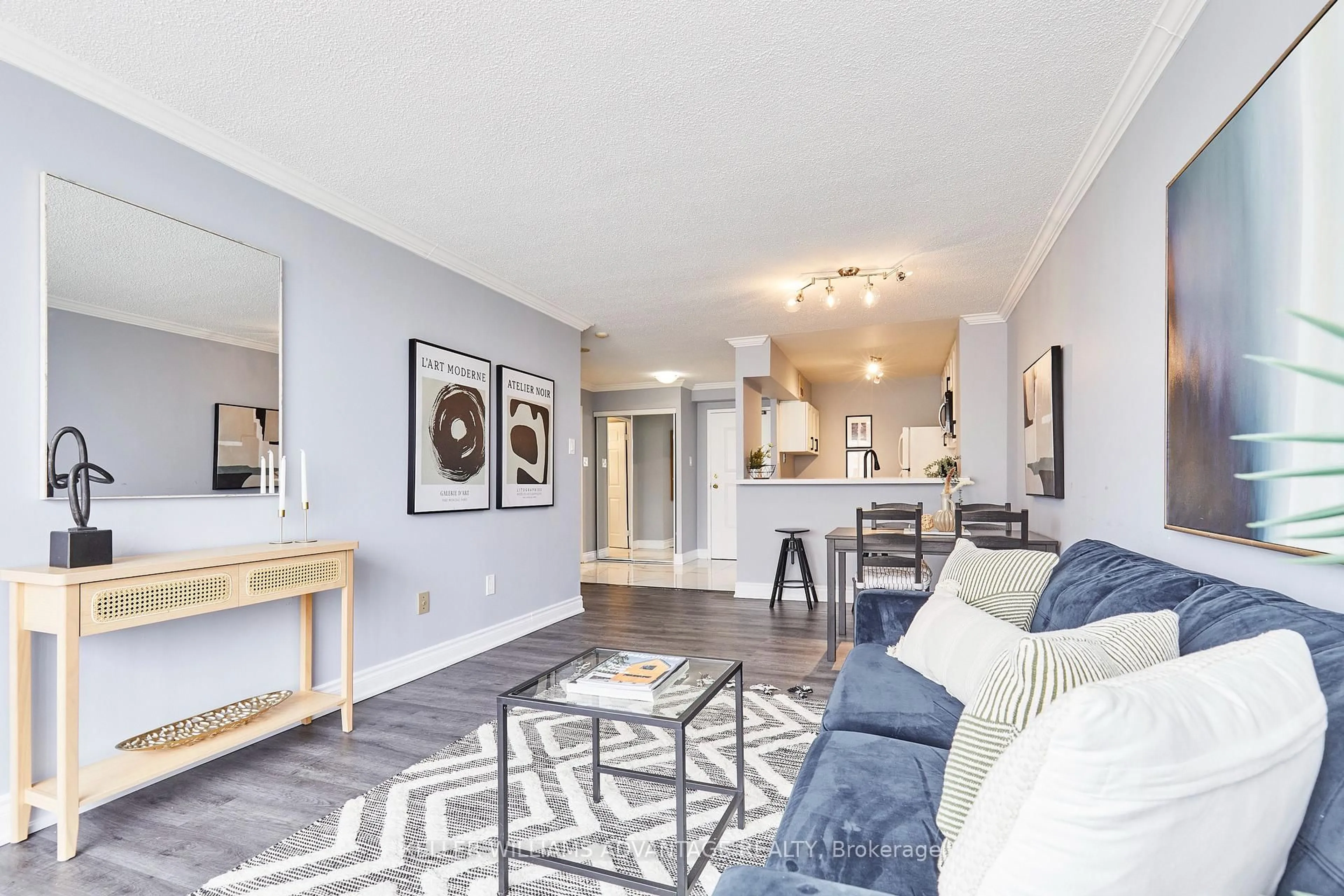 Living room with furniture, unknown for 3050 Ellesmere Rd #1617, Toronto Ontario M1E 5E6