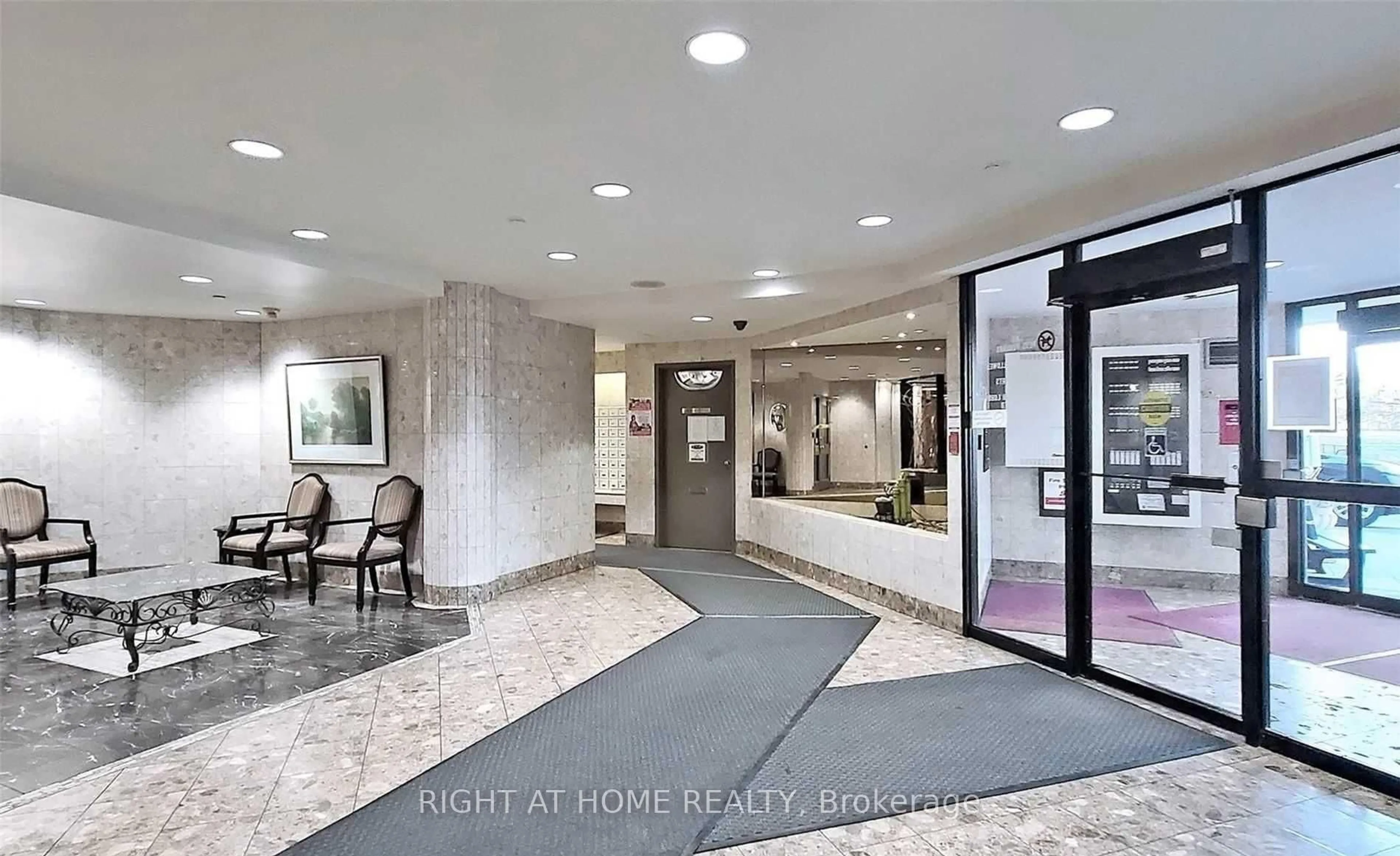 Indoor foyer for 350 Alton Towers Circ #311, Toronto Ontario M1V 5E3