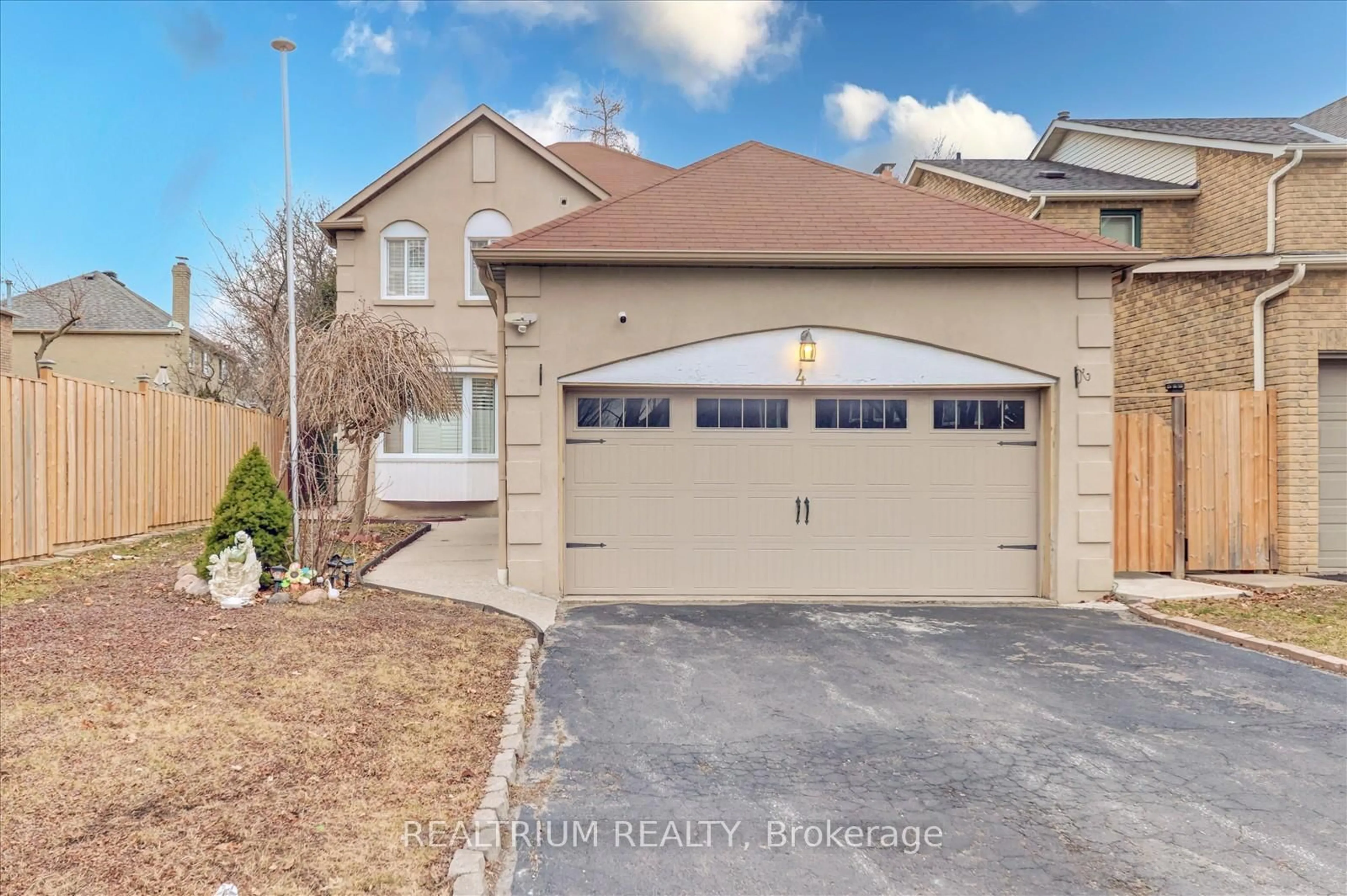 Home with brick exterior material, street for 4 Radford Dr, Ajax Ontario L1T 1V9