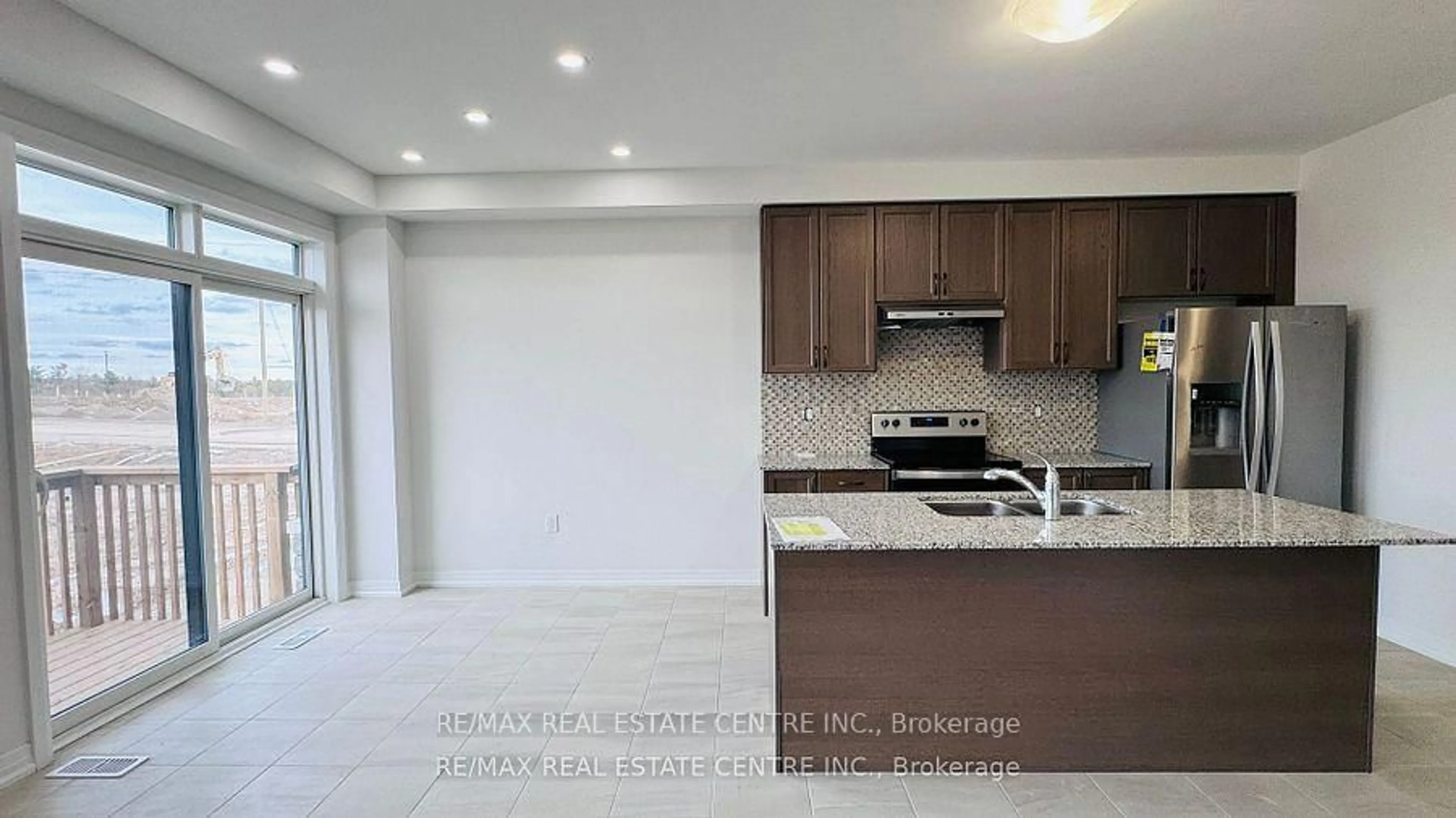 Open concept kitchen, ceramic/tile floor for 1124 Pisces Tr, Pickering Ontario L1X 0P8
