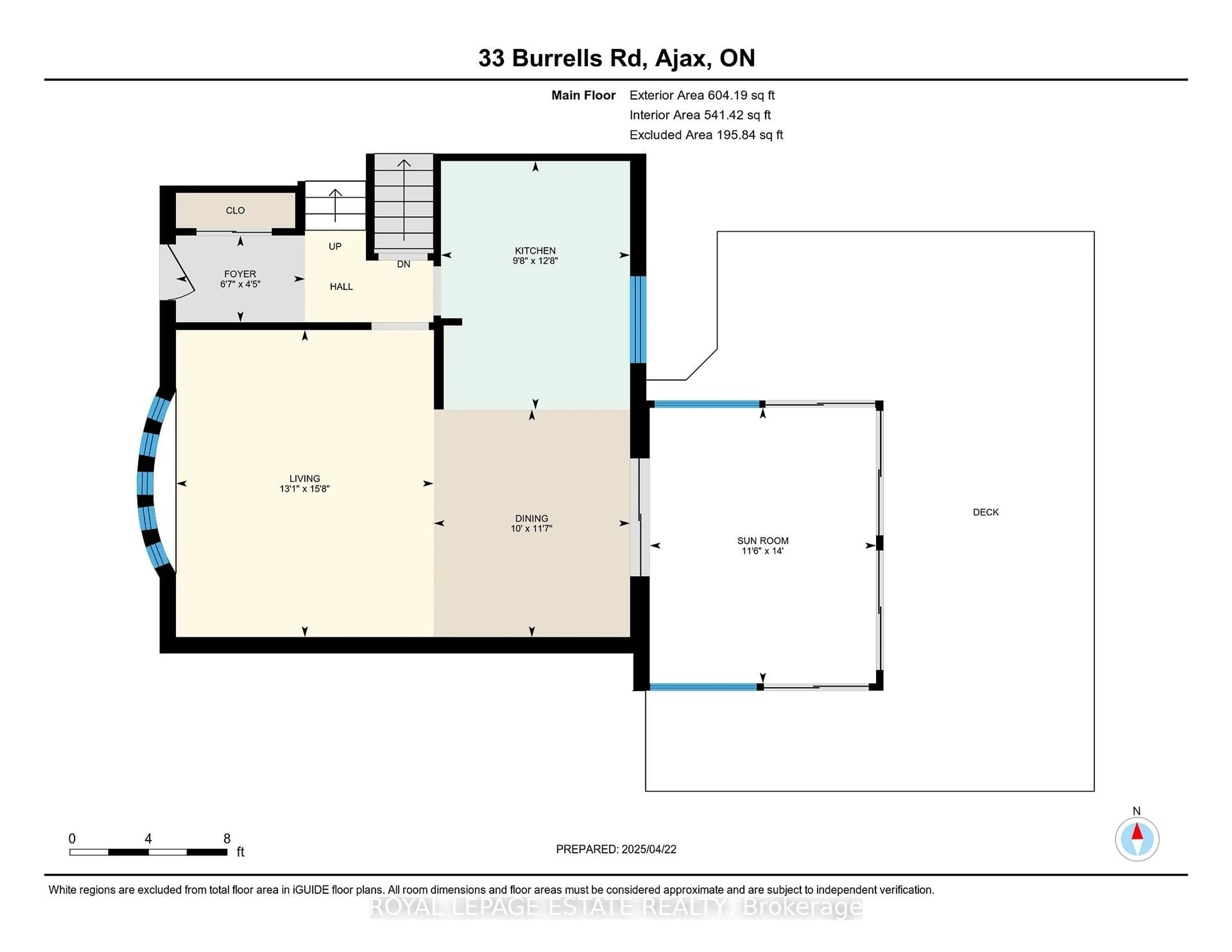 Floor plan for 33 Burrells Rd, Ajax Ontario L1S 2V3