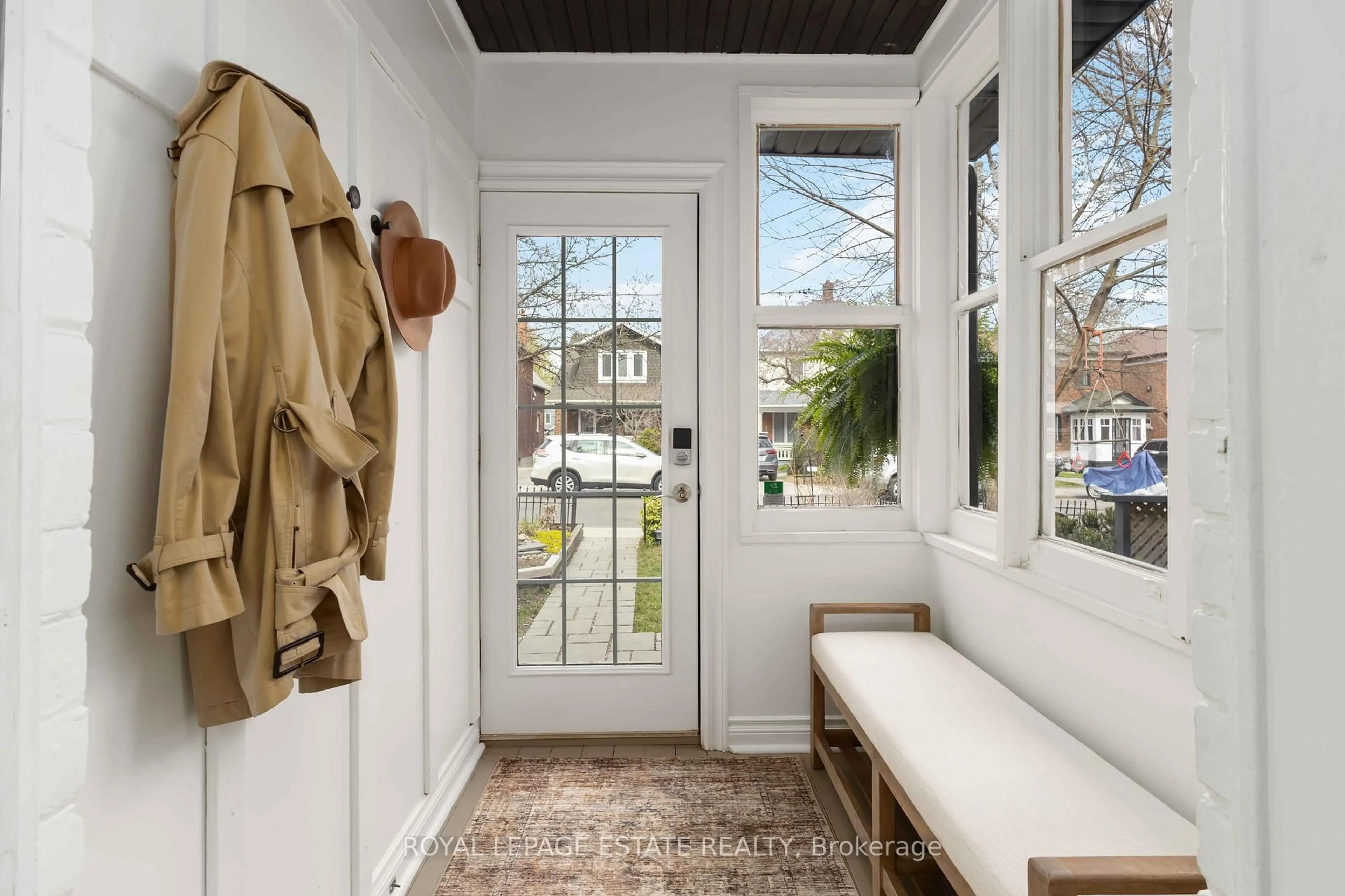 Indoor entryway for 28 Hannaford St, Toronto Ontario M4E 3G7