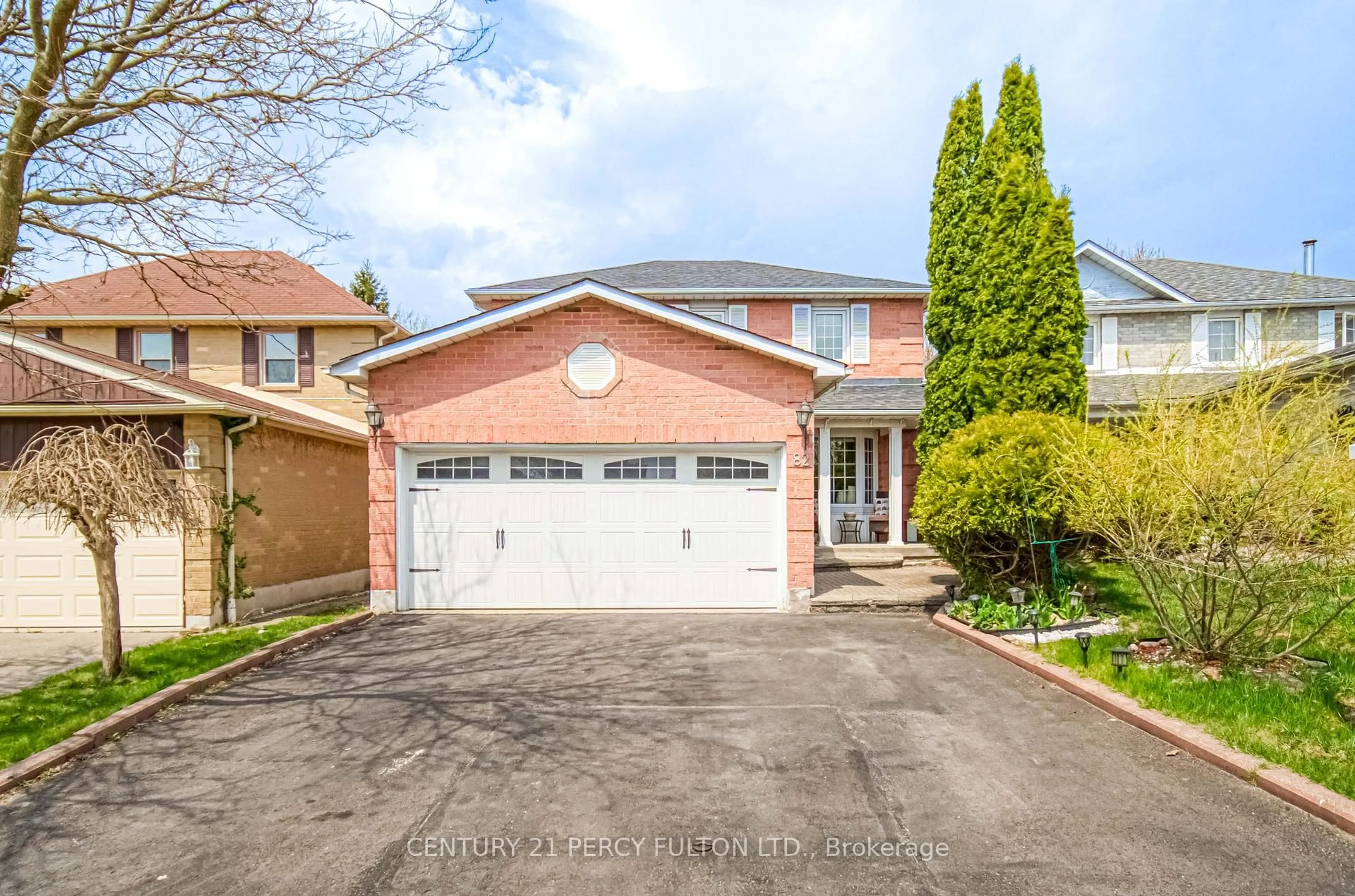 Home with brick exterior material, street for 82 Chapman Dr, Ajax Ontario L1T 3E5
