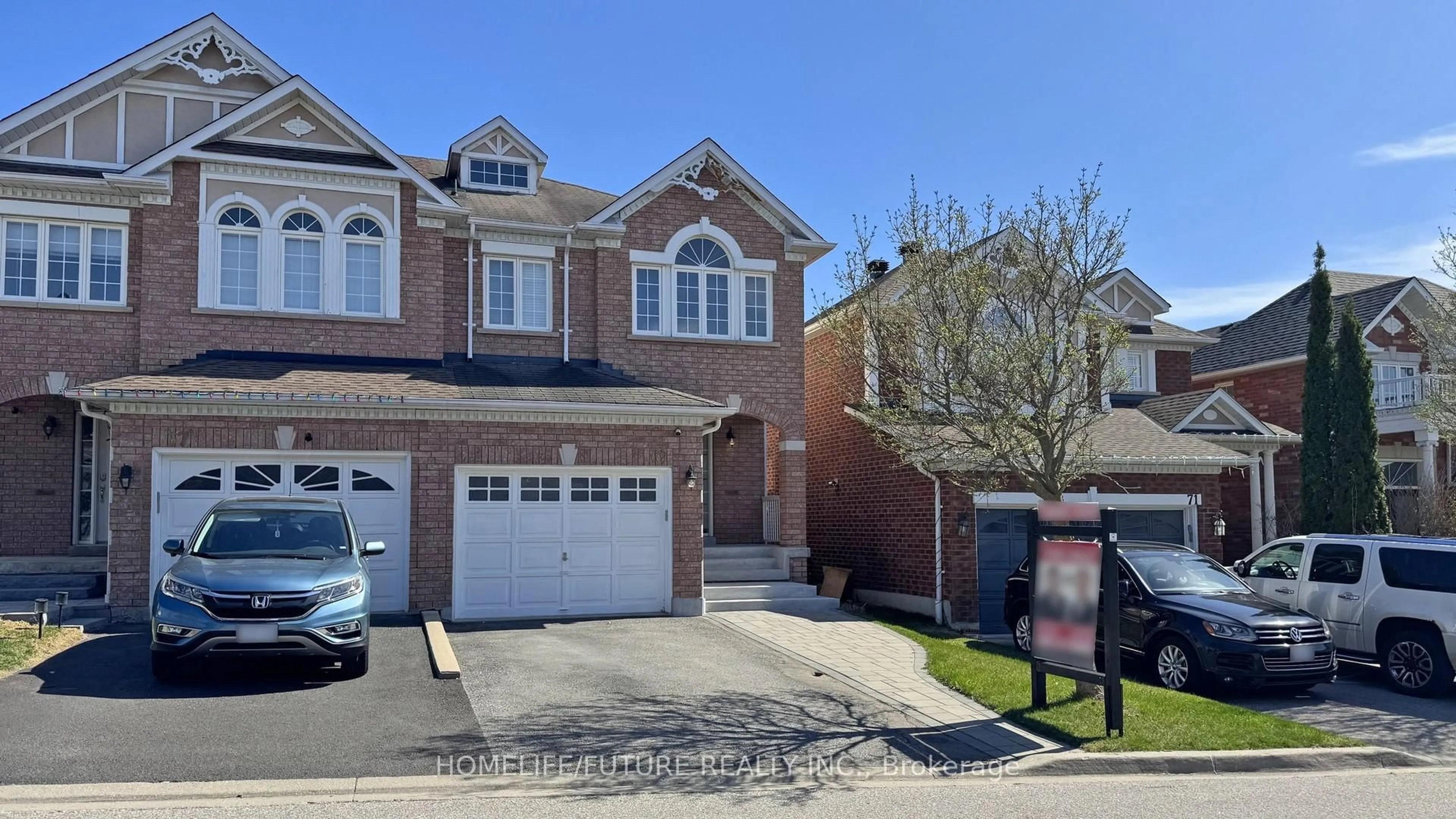Home with brick exterior material, street for 69 Jonesridge Dr, Ajax Ontario L1T 0B2