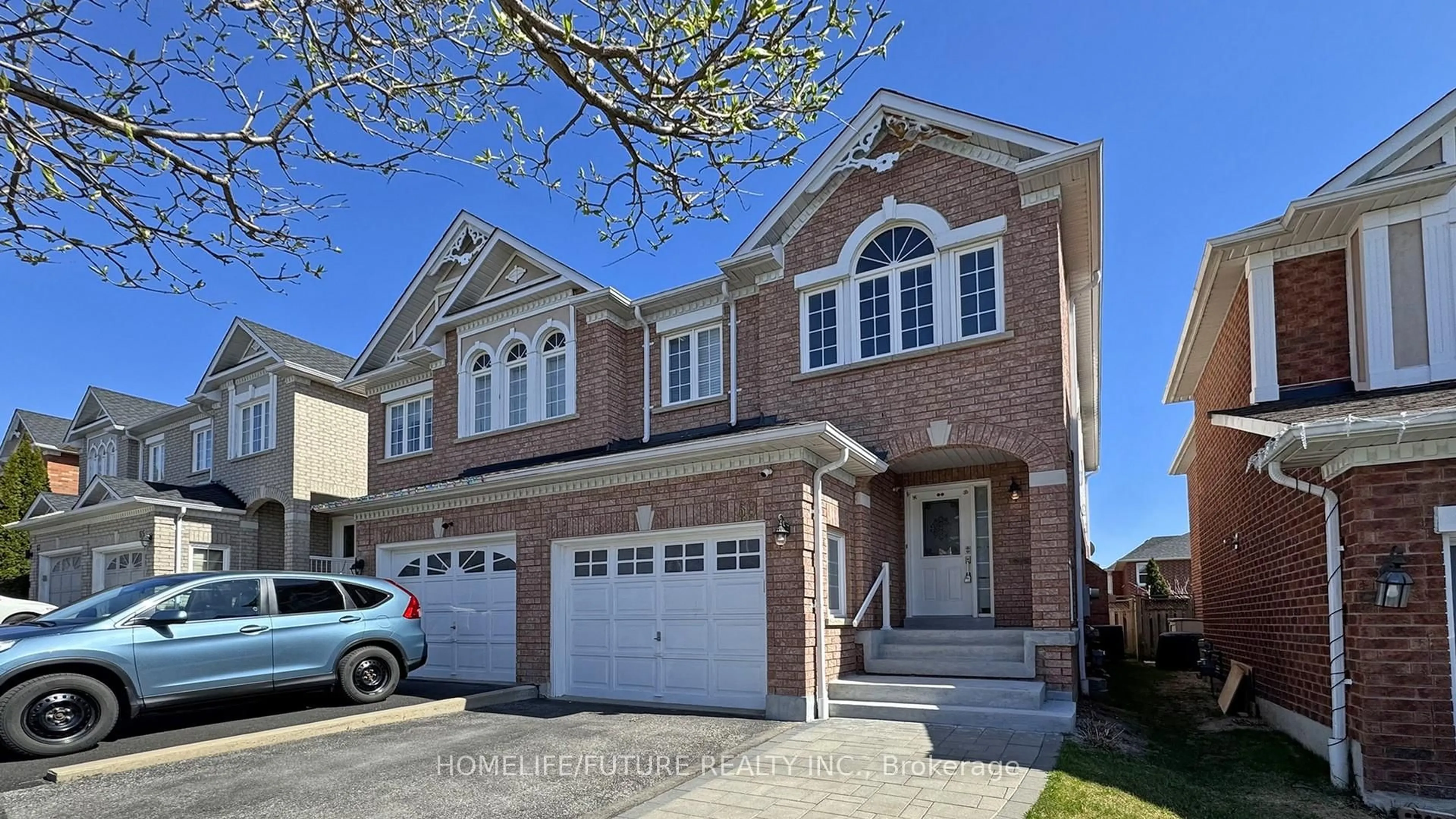 Home with brick exterior material, street for 69 Jonesridge Dr, Ajax Ontario L1T 0B2