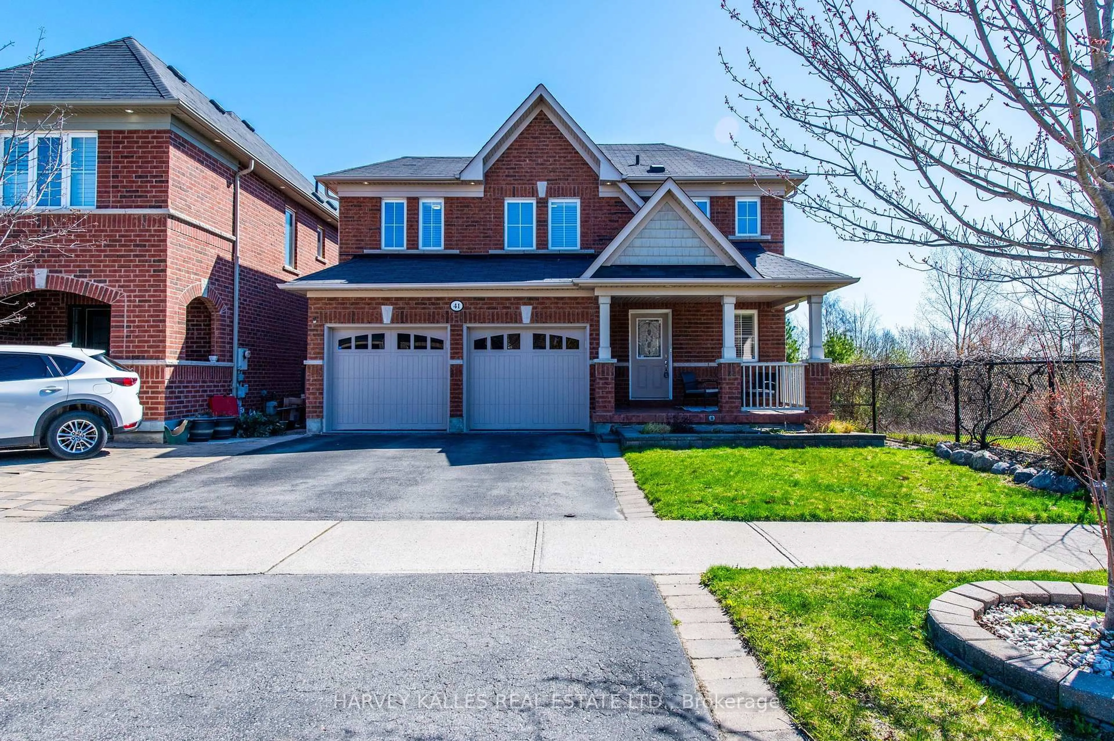 Home with brick exterior material, street for 41 Galea Dr, Ajax Ontario L1Z 0J7