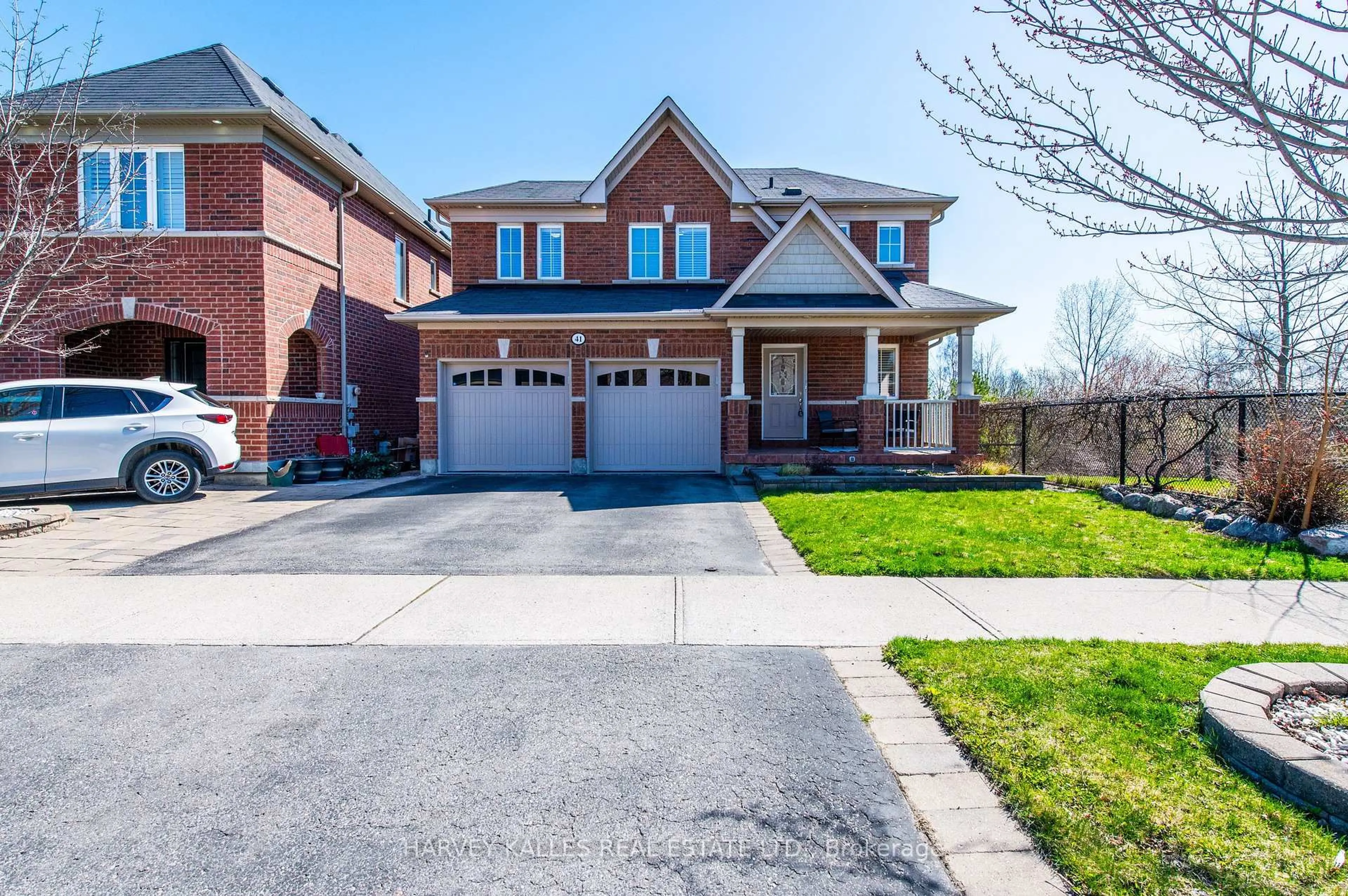 Home with brick exterior material, street for 41 Galea Dr, Ajax Ontario L1Z 0J7