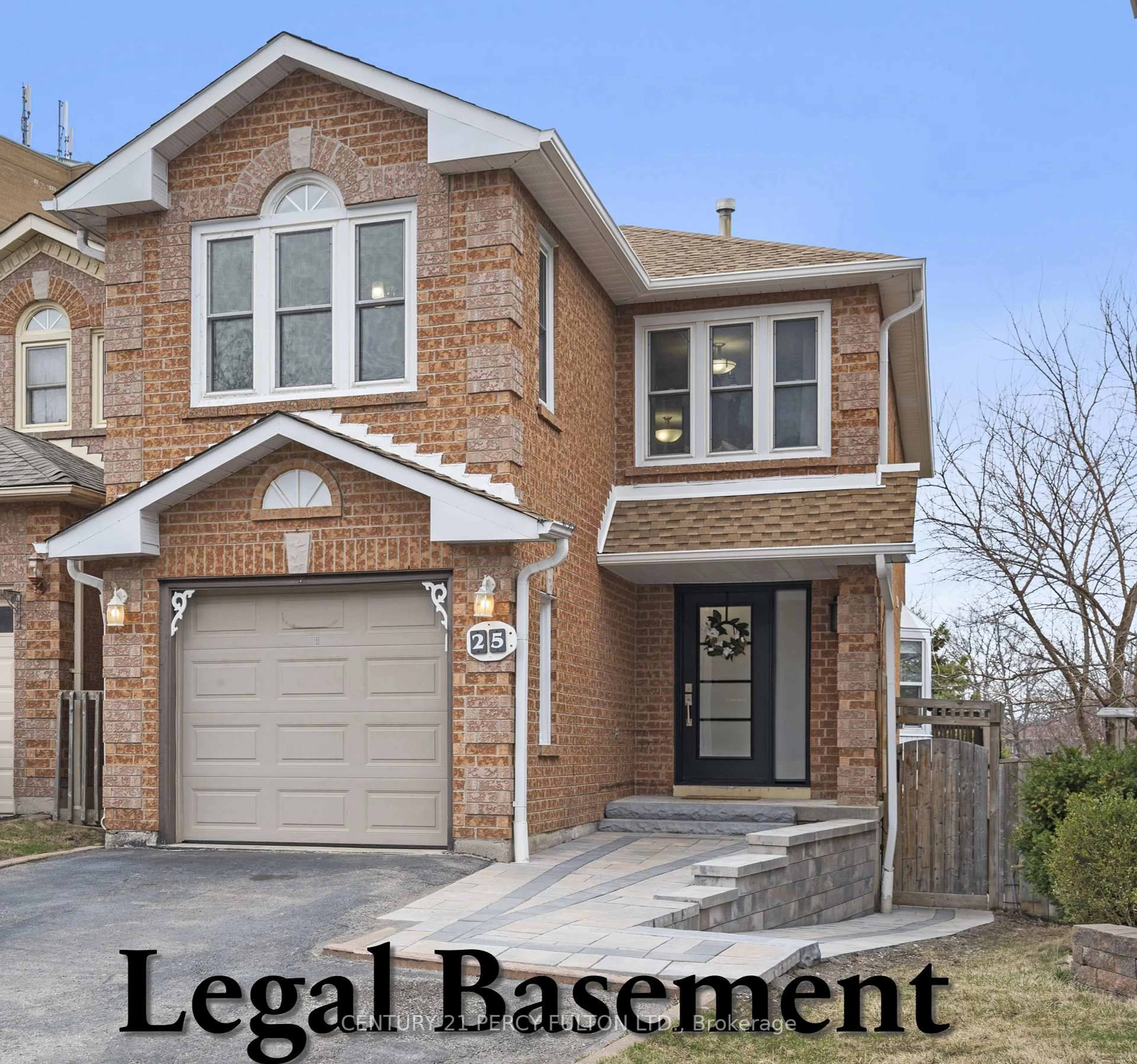 Home with brick exterior material, street for 25 Heaver Dr, Whitby Ontario L1N 9K4