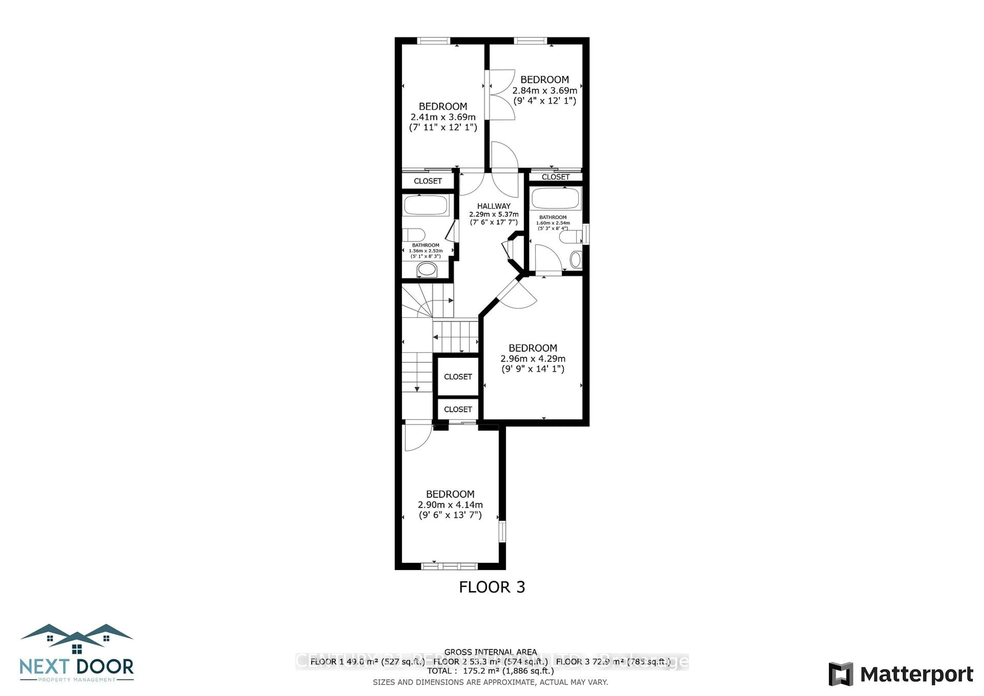 Floor plan for 25 Heaver Dr, Whitby Ontario L1N 9K4