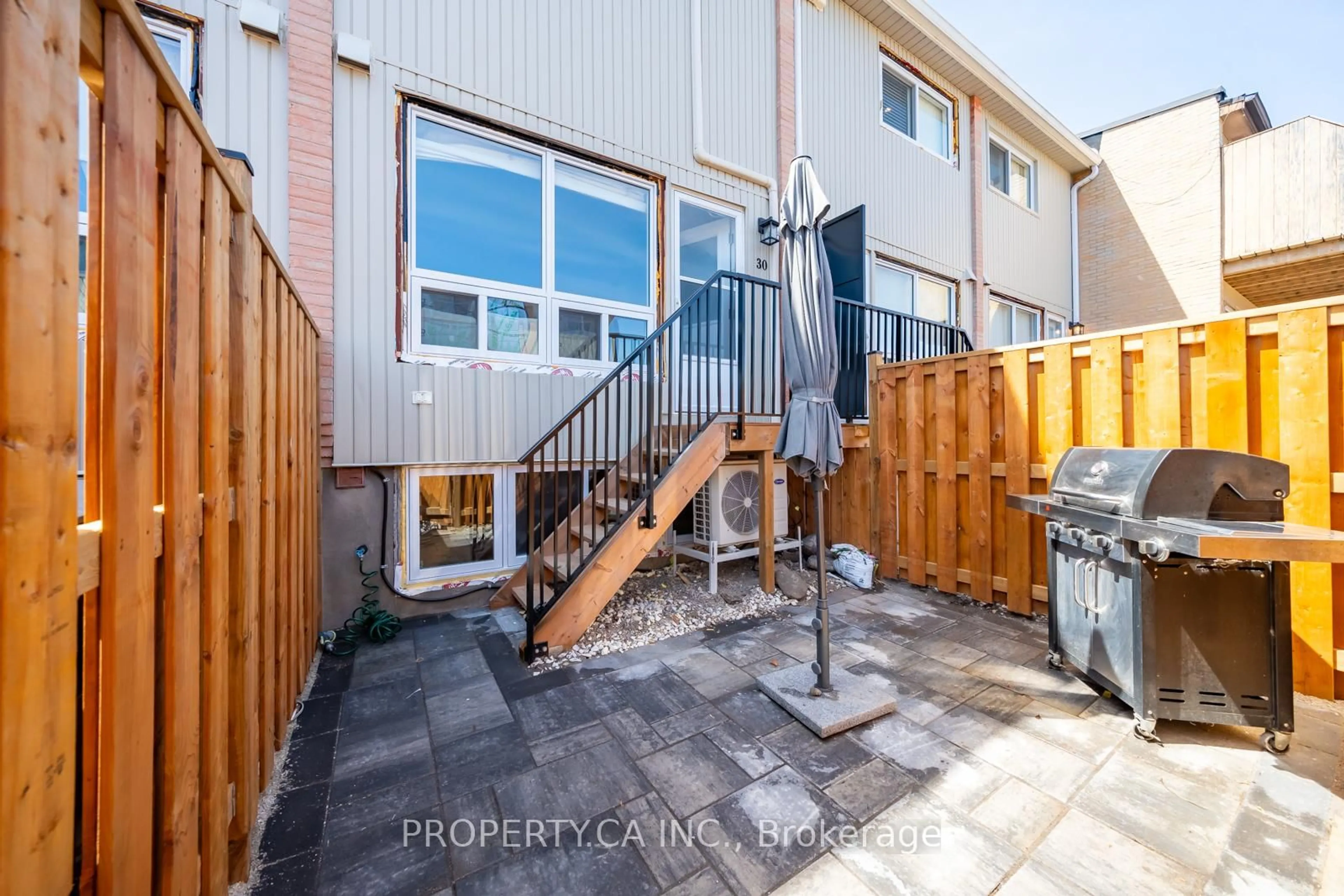 Patio, street for 1209 Queen St #30, Toronto Ontario M4M 3H4