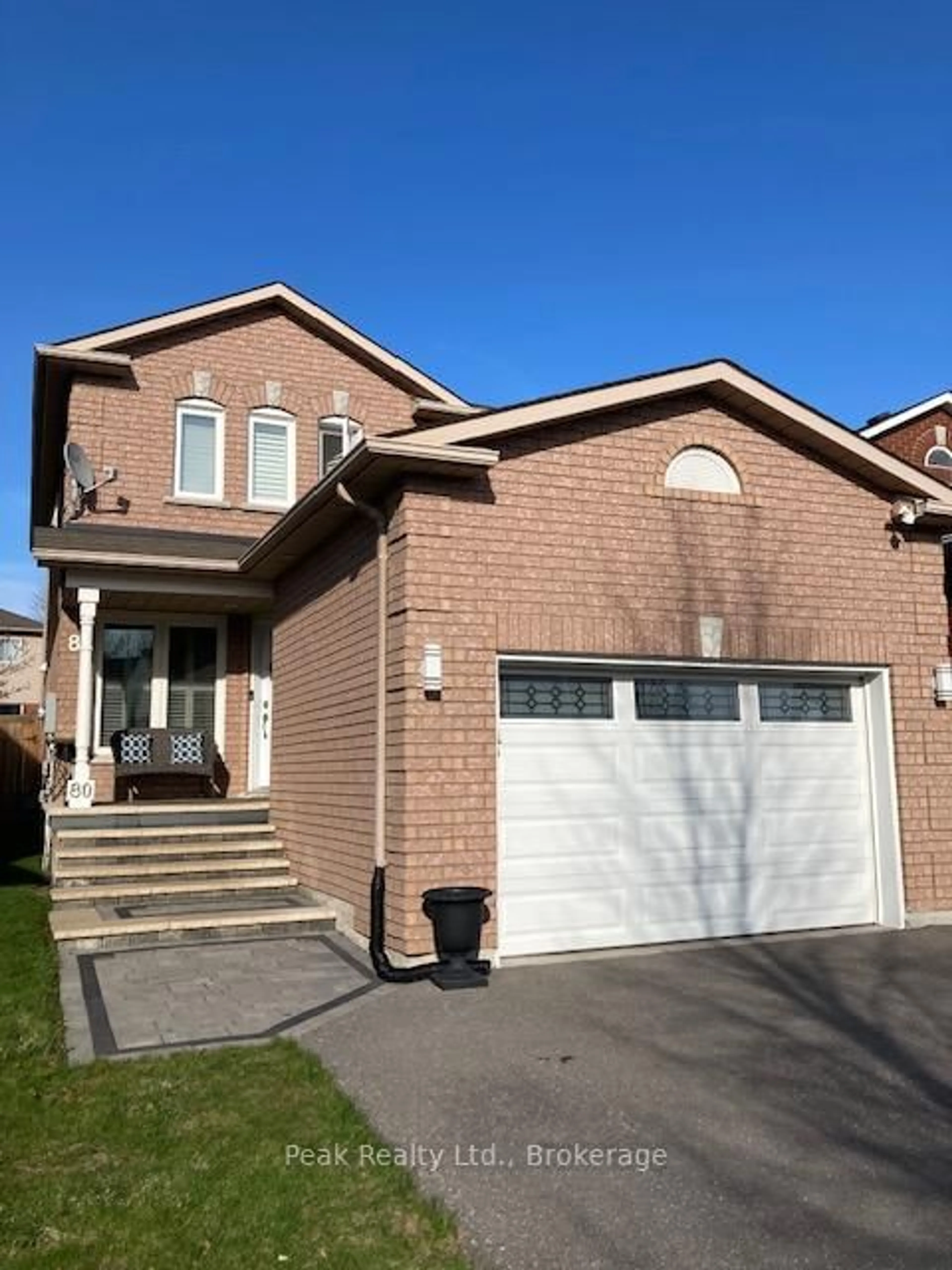 Home with brick exterior material, street for 80 Fry Cres, Clarington Ontario L1C 4Y3