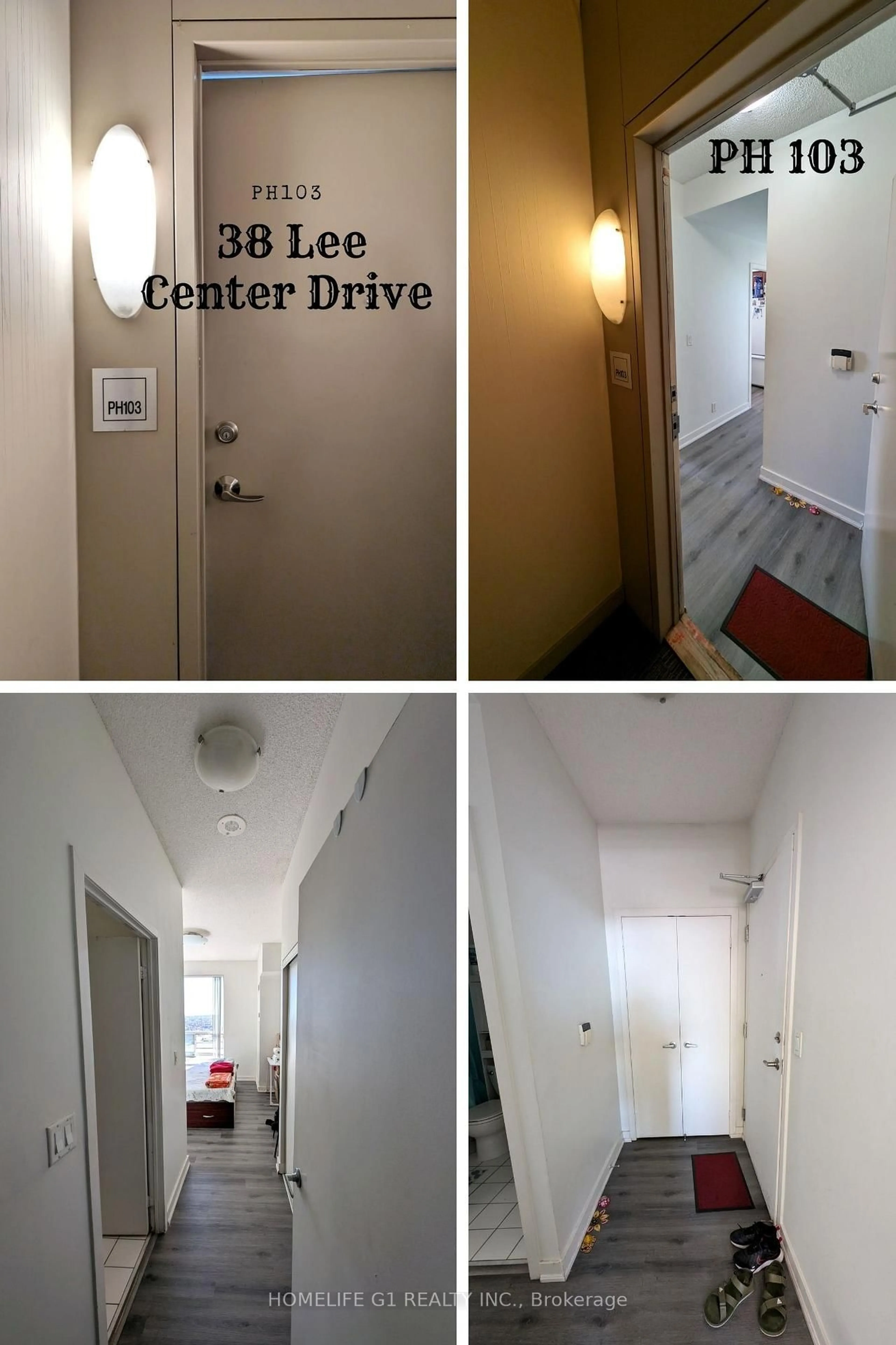 Indoor foyer for 38 Lee Centre Dr #PH-103, Toronto Ontario M1H 3J7
