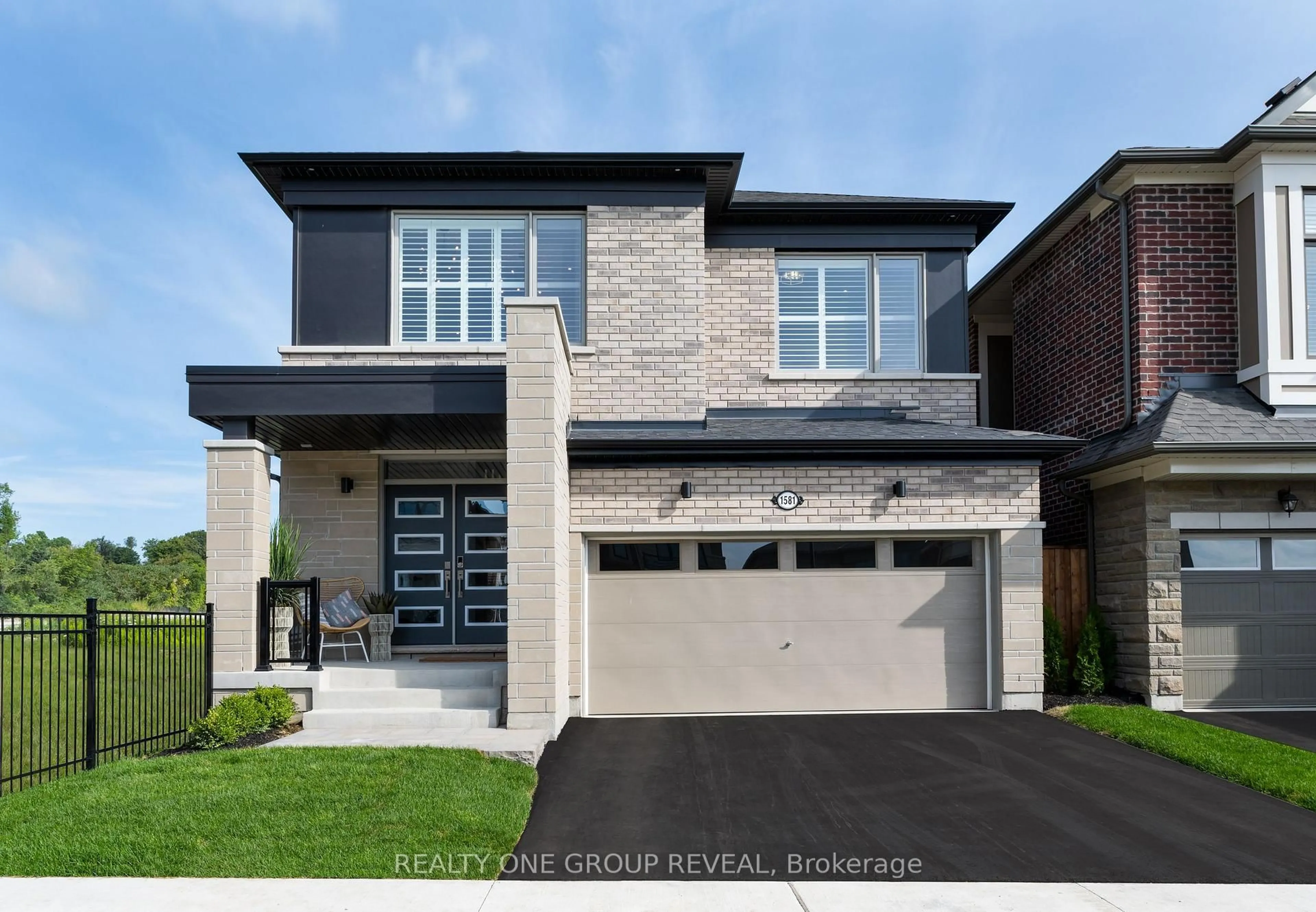 Home with brick exterior material, street for 1579 Scarlett Tr, Pickering Ontario L1X 0N9