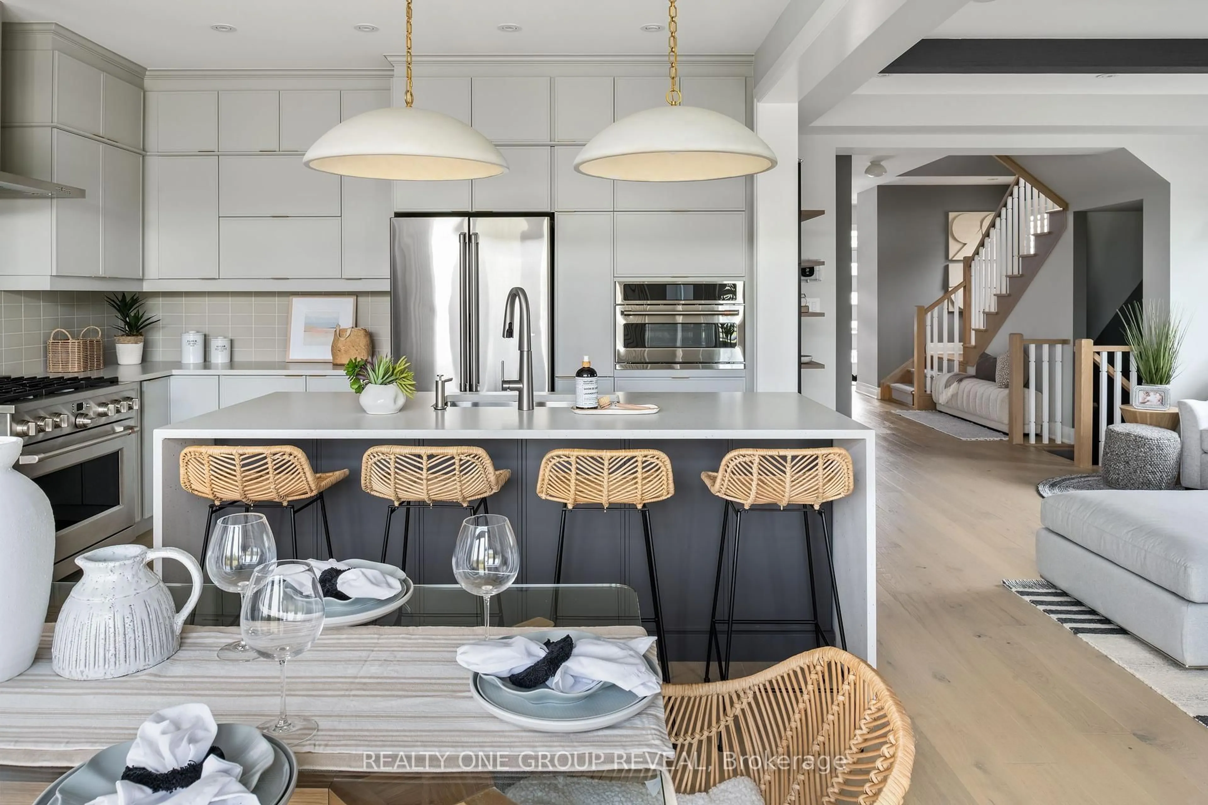 Open concept kitchen, unknown for 1579 Scarlett Tr, Pickering Ontario L1X 0N9