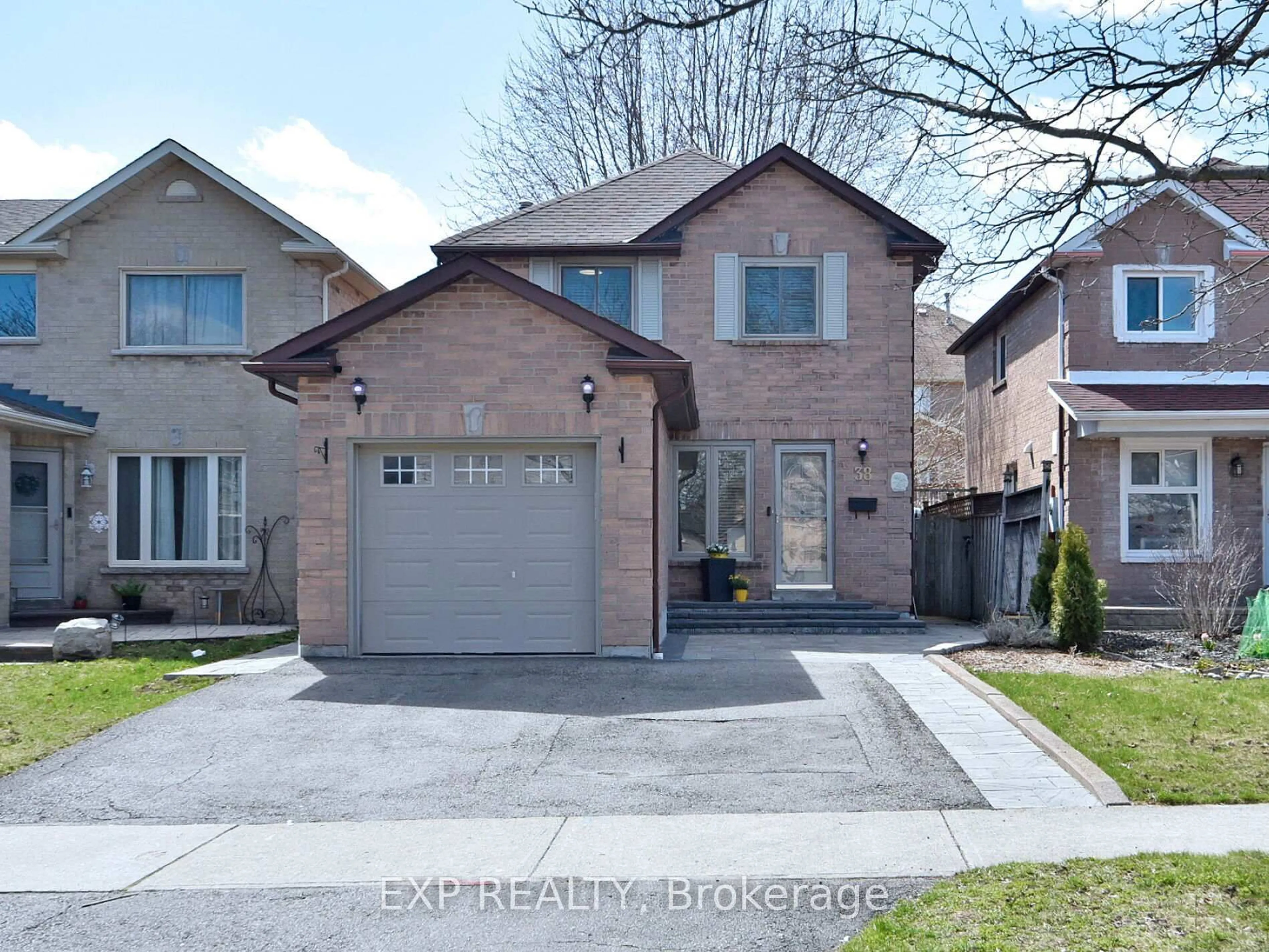 Home with brick exterior material, street for 38 Deverill Cres, Ajax Ontario L1T 1S7