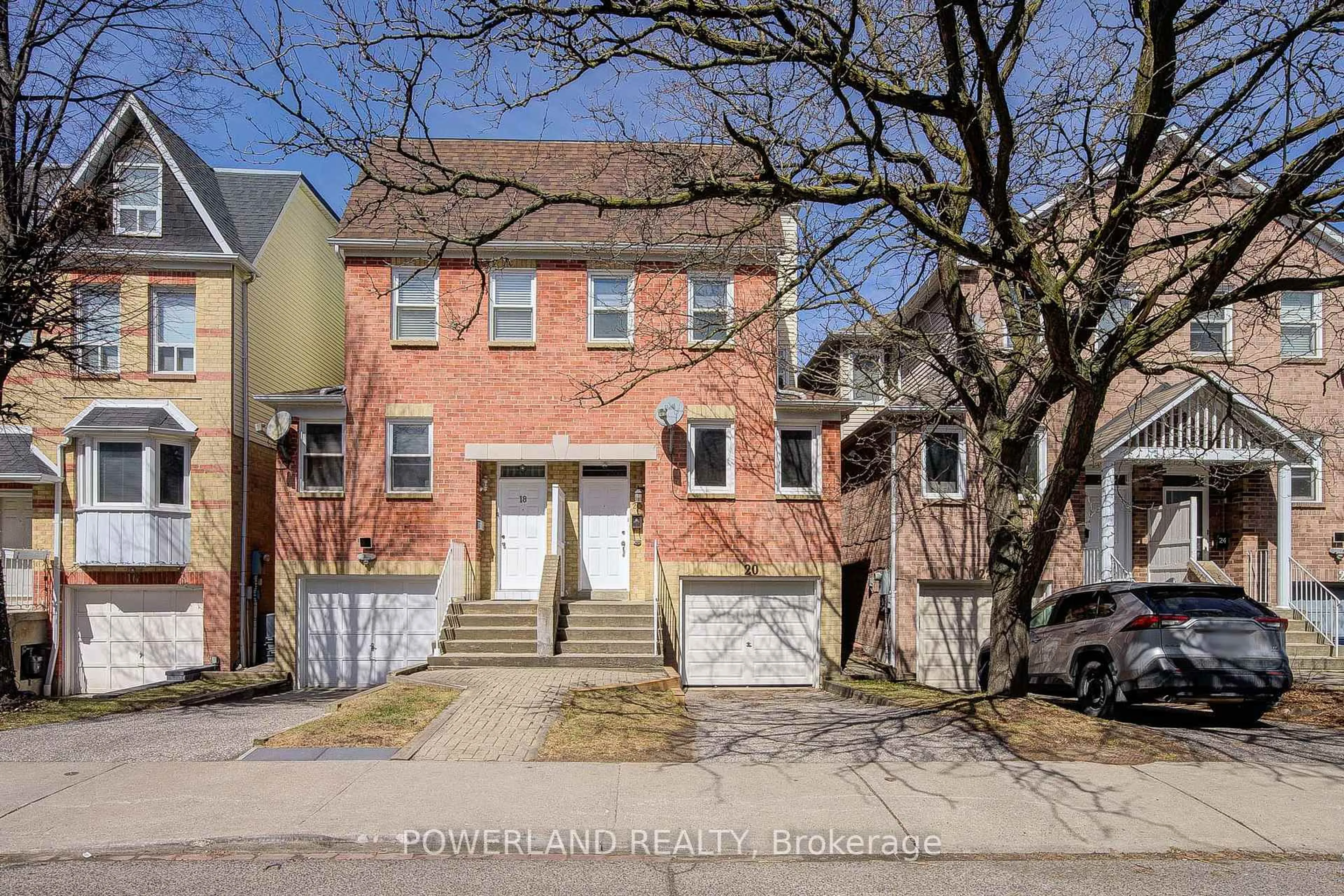 Home with brick exterior material, street for 20 Coatsworth Cres, Toronto Ontario M4C 5P6