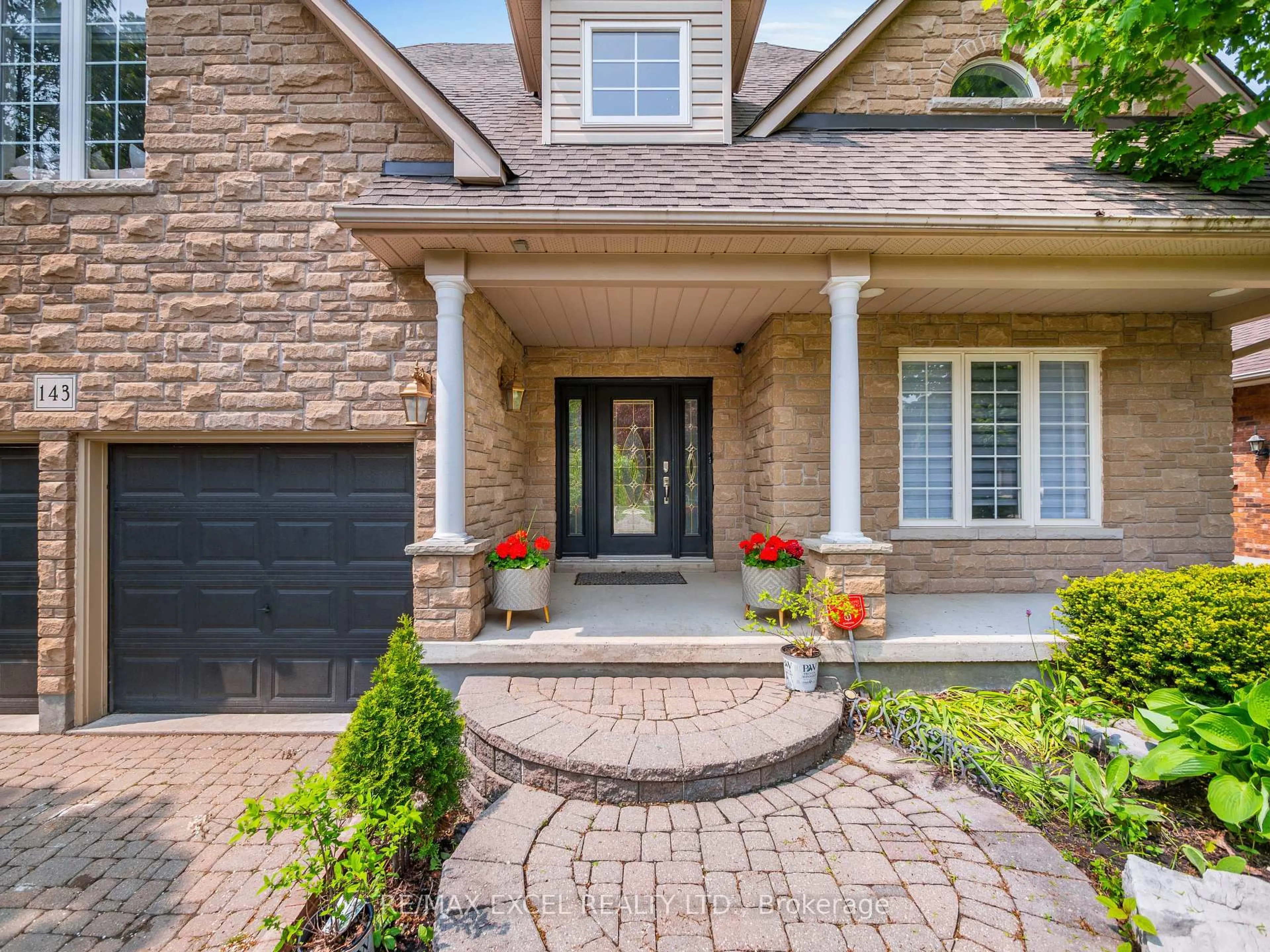 Home with brick exterior material, street for 143 Samac Tr, Oshawa Ontario L1G 7V9