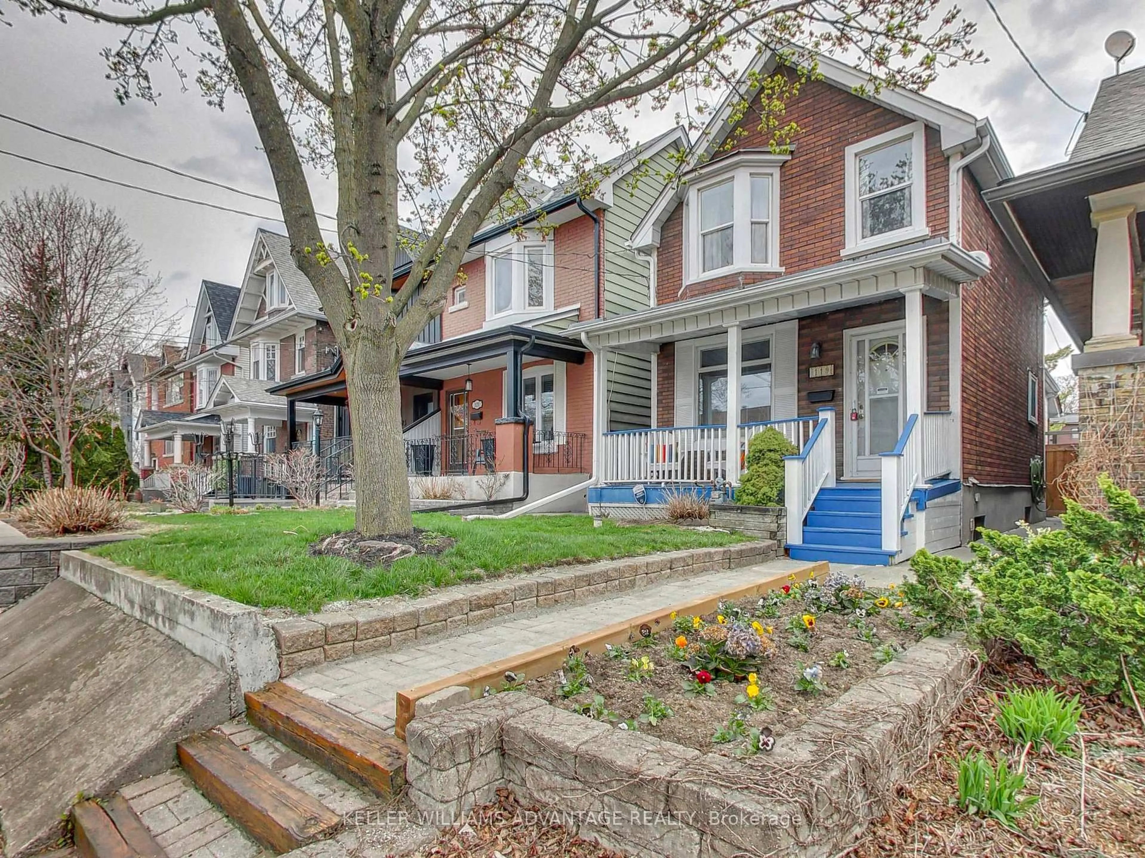 Home with brick exterior material, street for 119 Chester Ave, Toronto Ontario M4K 2Z8