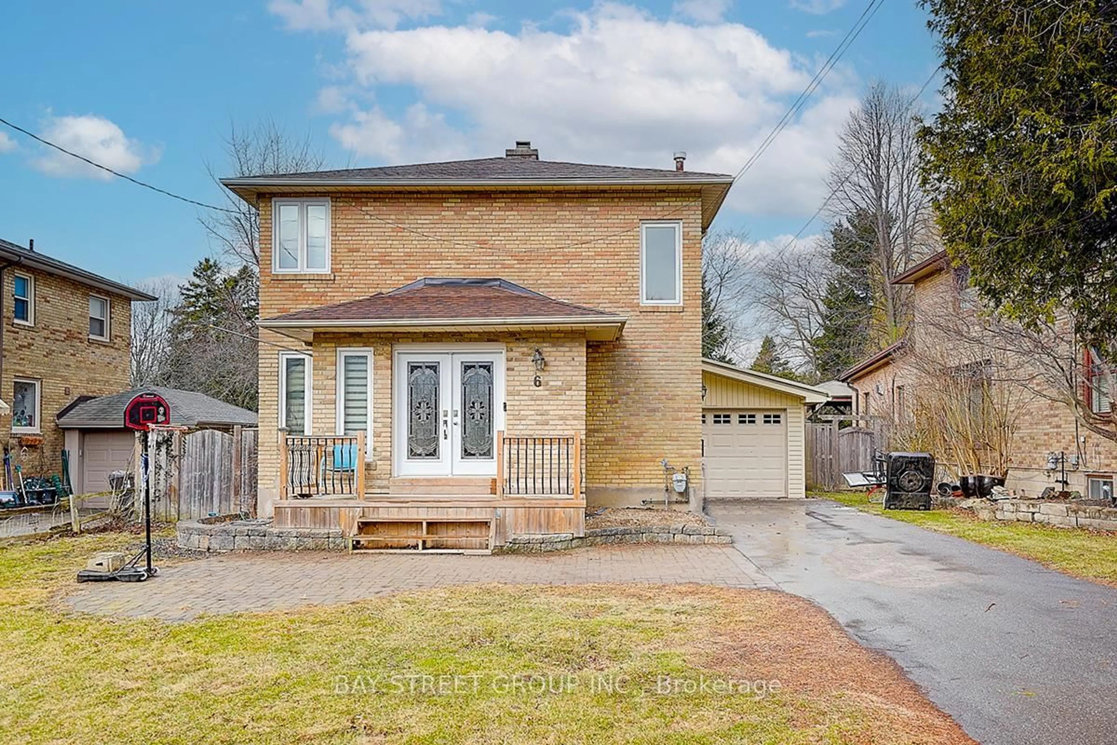 Home with brick exterior material, street for 6 Larwood Blvd, Toronto Ontario M1M 2M5