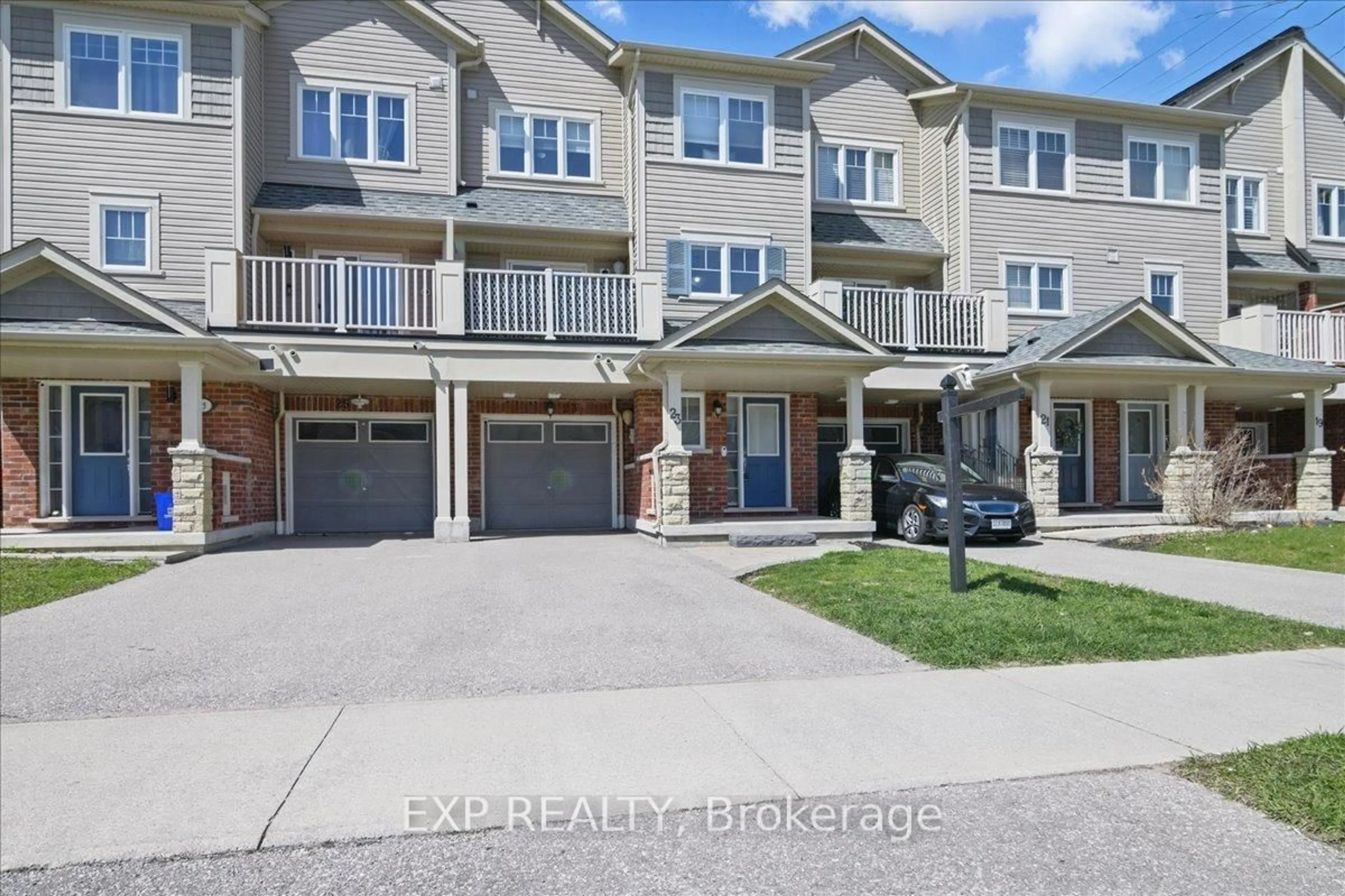 A pic from outside/outdoor area/front of a property/back of a property/a pic from drone, unknown for 23 Great Gabe Cres, Oshawa Ontario L1L 0C1