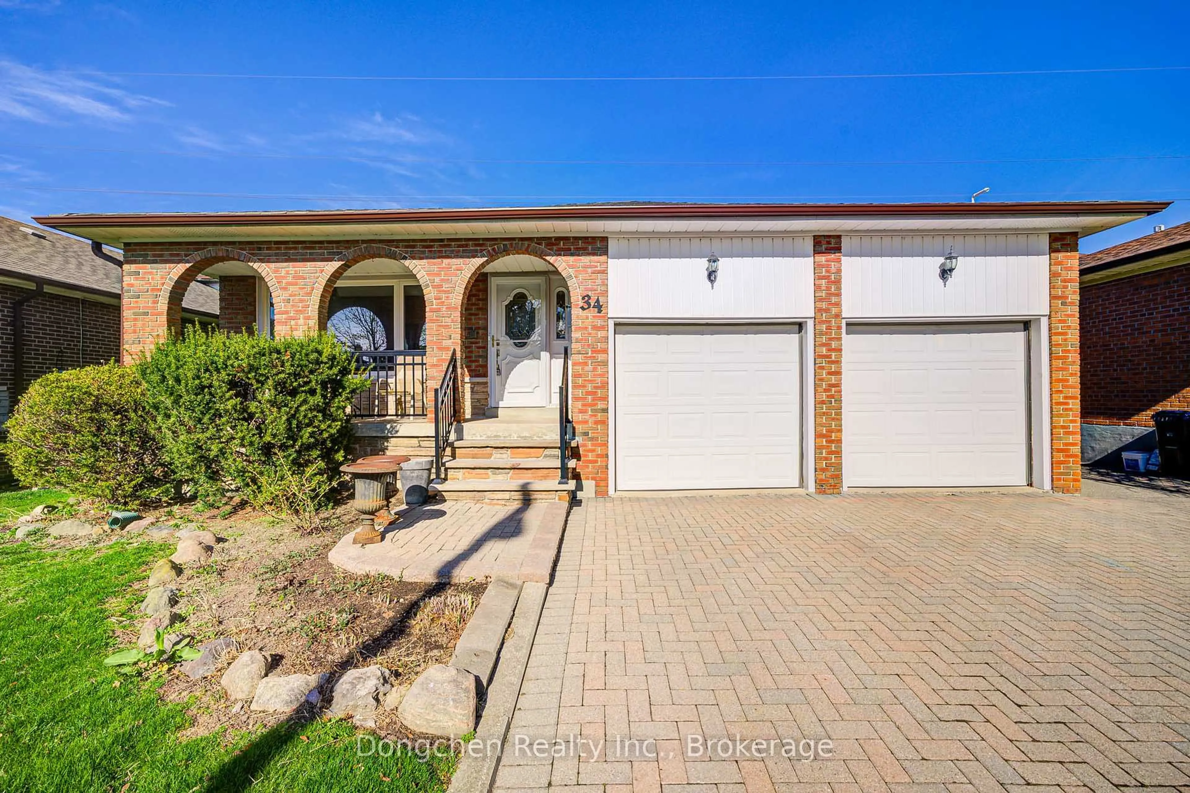Home with brick exterior material, street for 34 Ellenhall Sq, Toronto Ontario M1W 3B2
