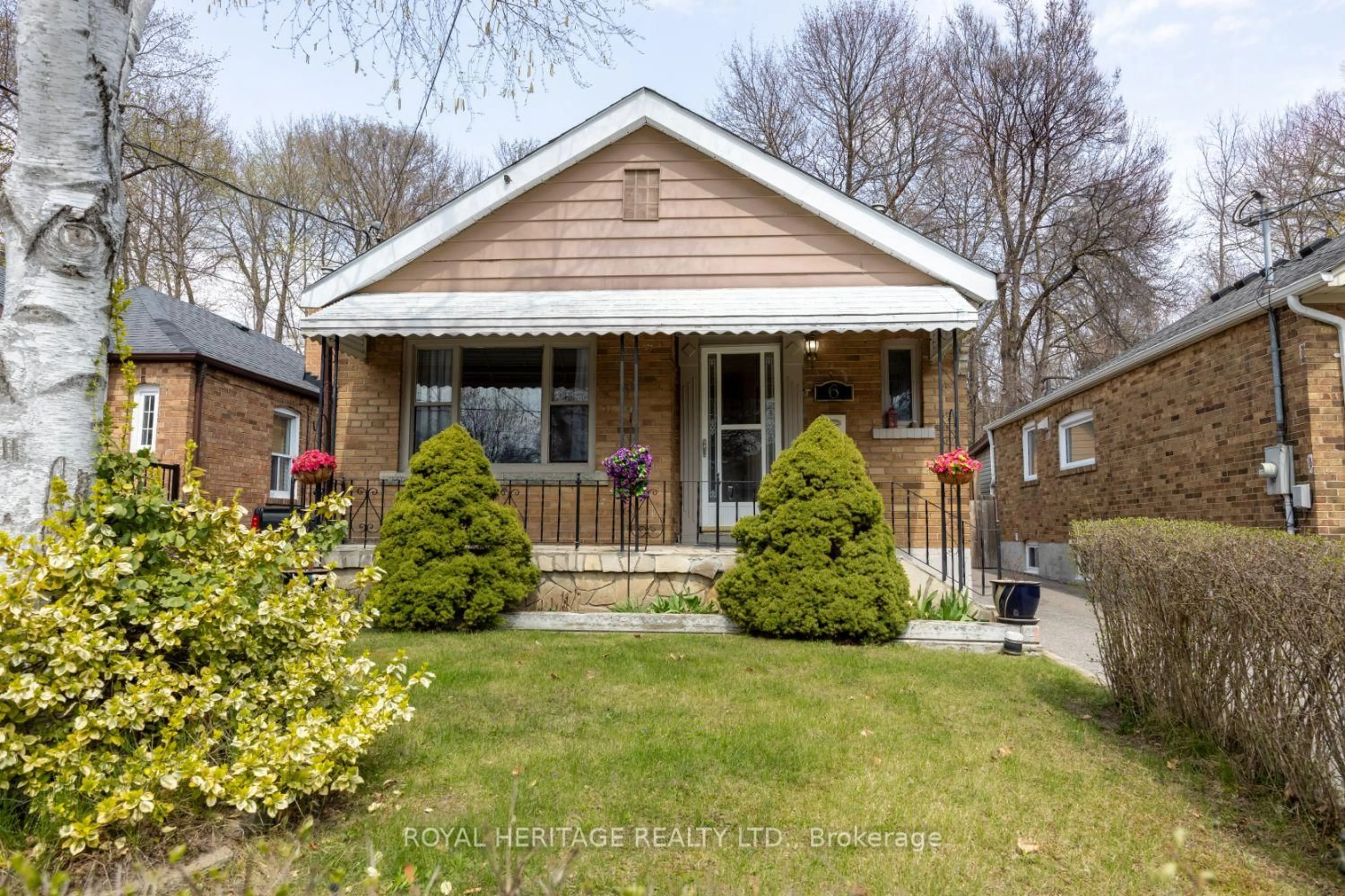 Home with brick exterior material, street for 6 Rhydwen Ave, Toronto Ontario M1N 2E1