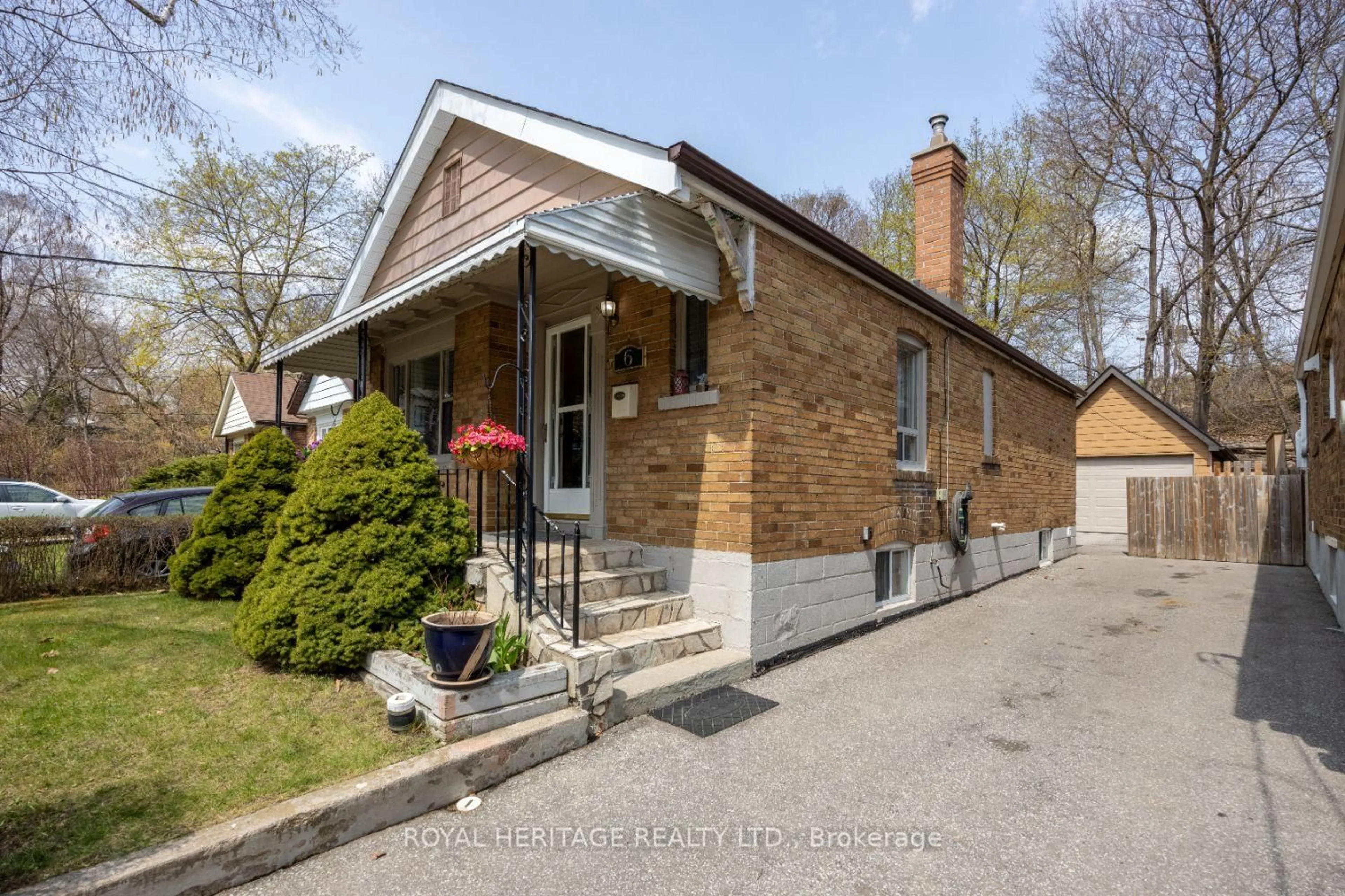 Home with brick exterior material, street for 6 Rhydwen Ave, Toronto Ontario M1N 2E1