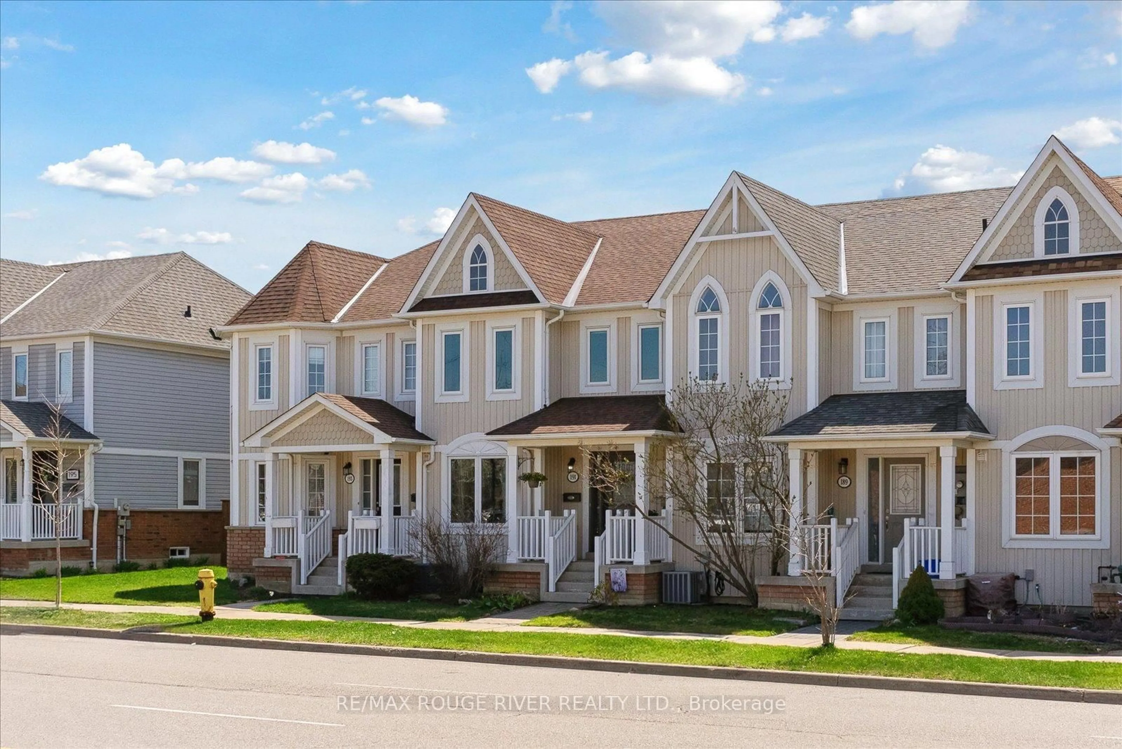 Home with vinyl exterior material, street for 191 Carnwith Dr, Whitby Ontario L1M 2J5