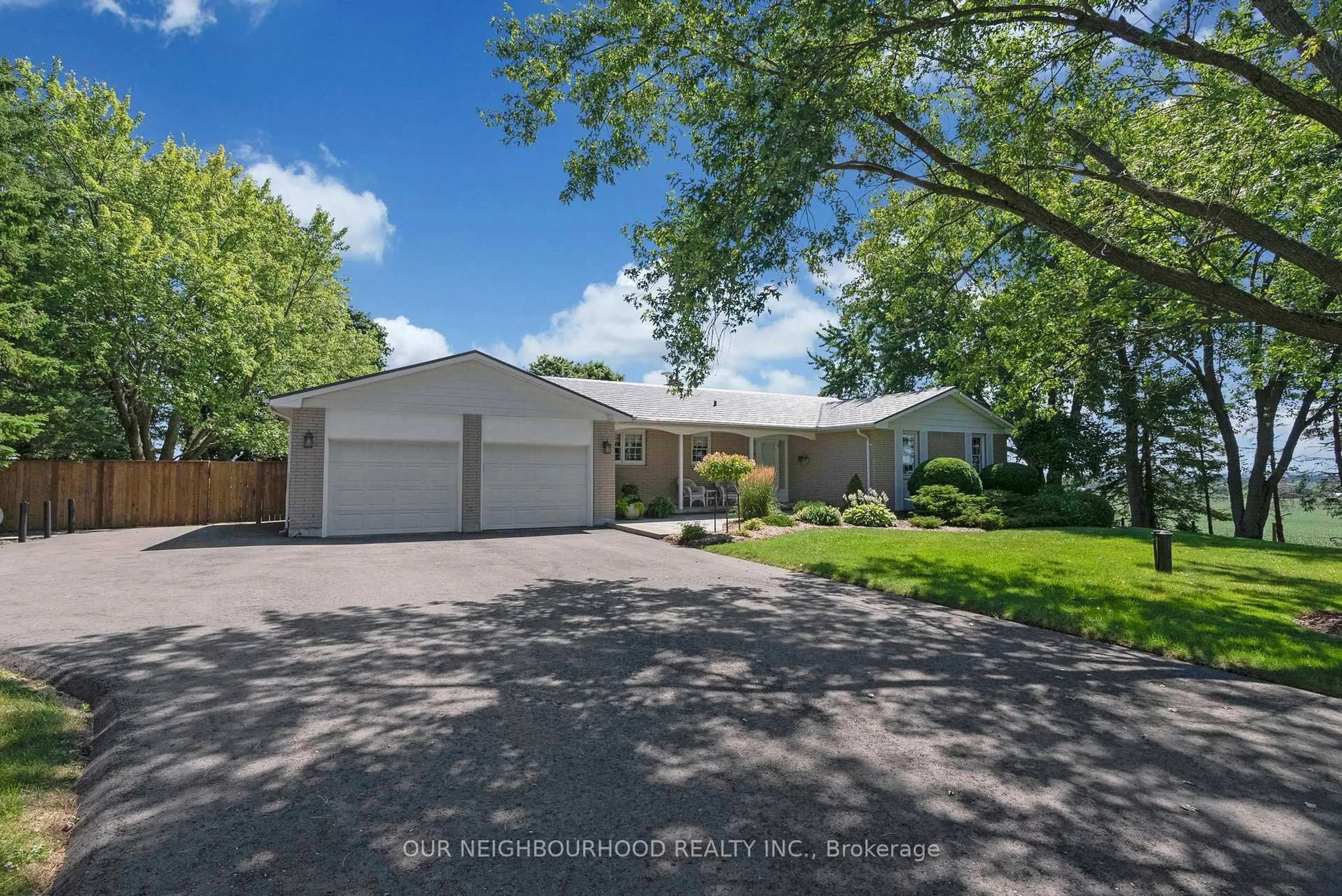A pic from outside/outdoor area/front of a property/back of a property/a pic from drone, street for 3499 Concession 7 Rd, Clarington Ontario L0B 1M0