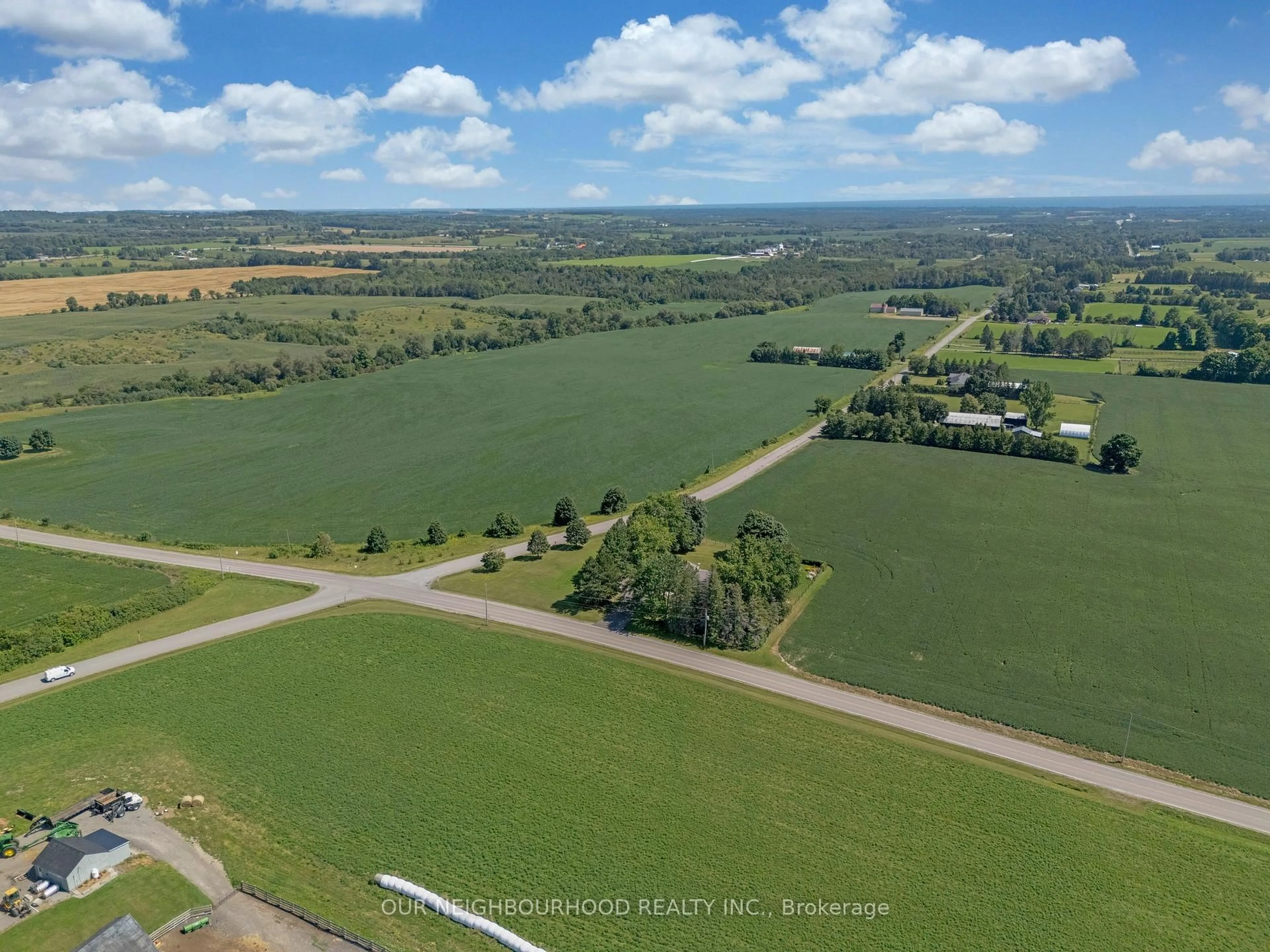 A pic from outside/outdoor area/front of a property/back of a property/a pic from drone, unknown for 3499 Concession 7 Rd, Clarington Ontario L0B 1M0