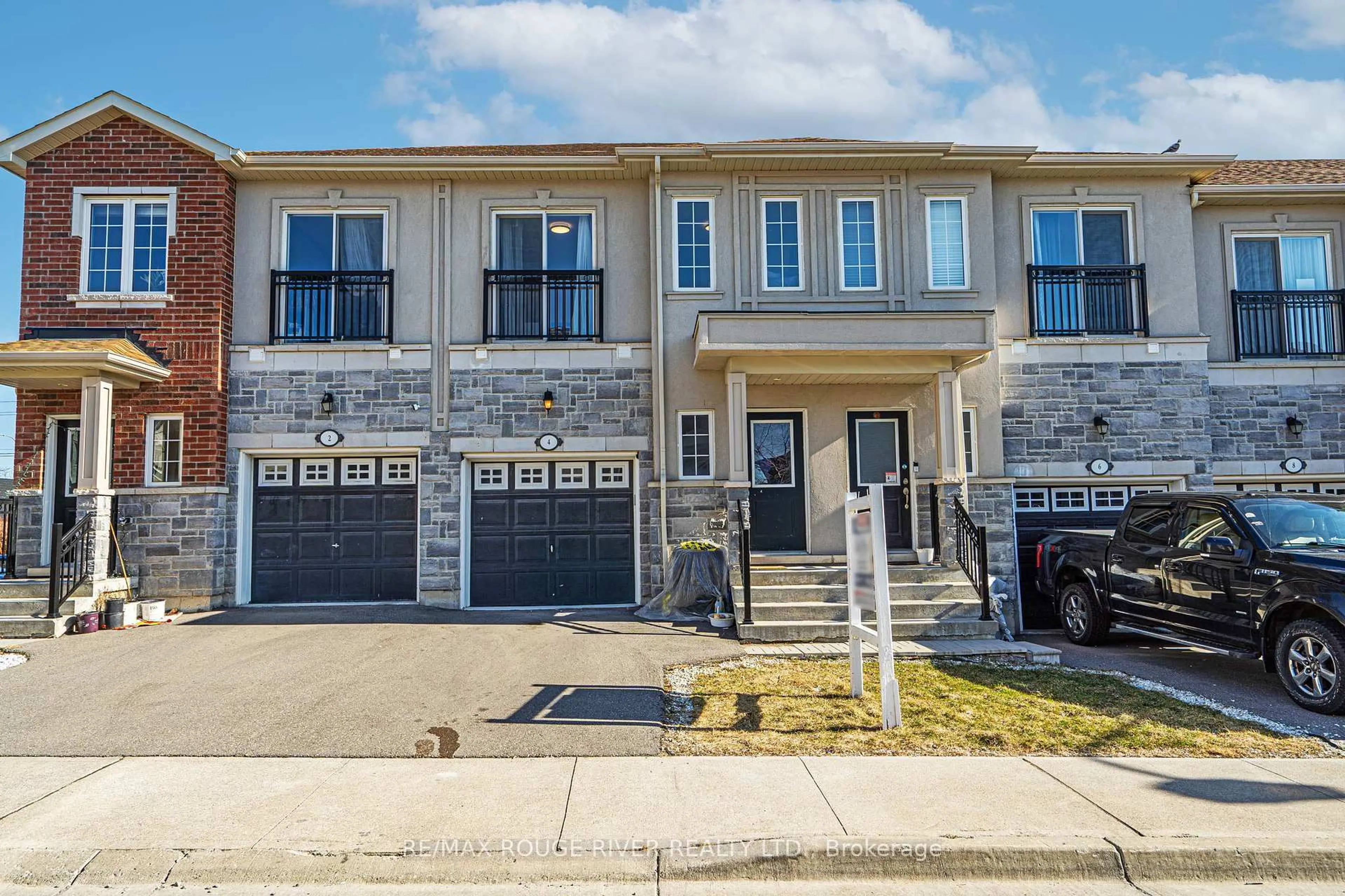 Home with brick exterior material, street for 4 Prospect Way, Whitby Ontario L1N 0L4