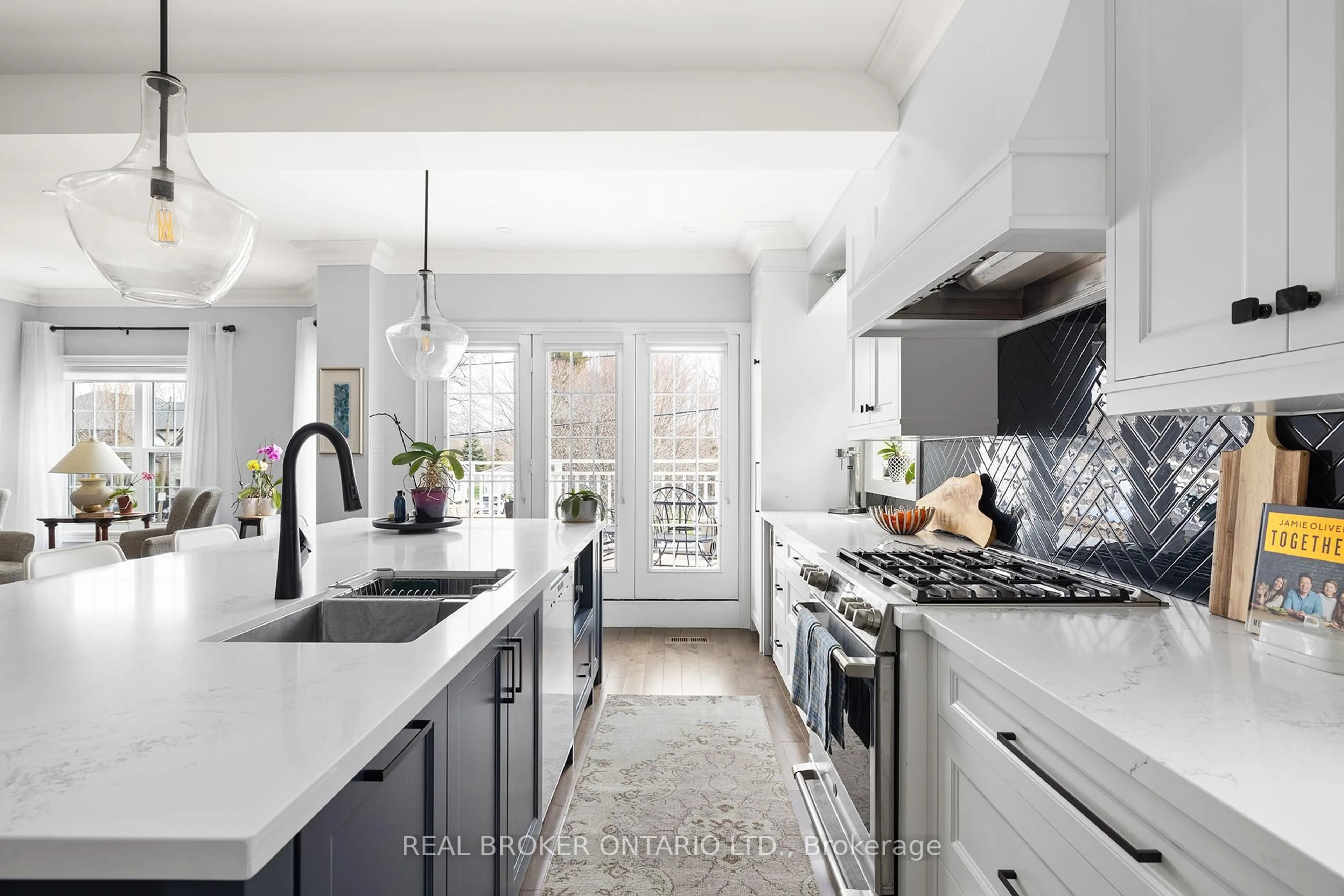 Contemporary kitchen, ceramic/tile floor for 470 Poplar Ave, Ajax Ontario L1S 1E8