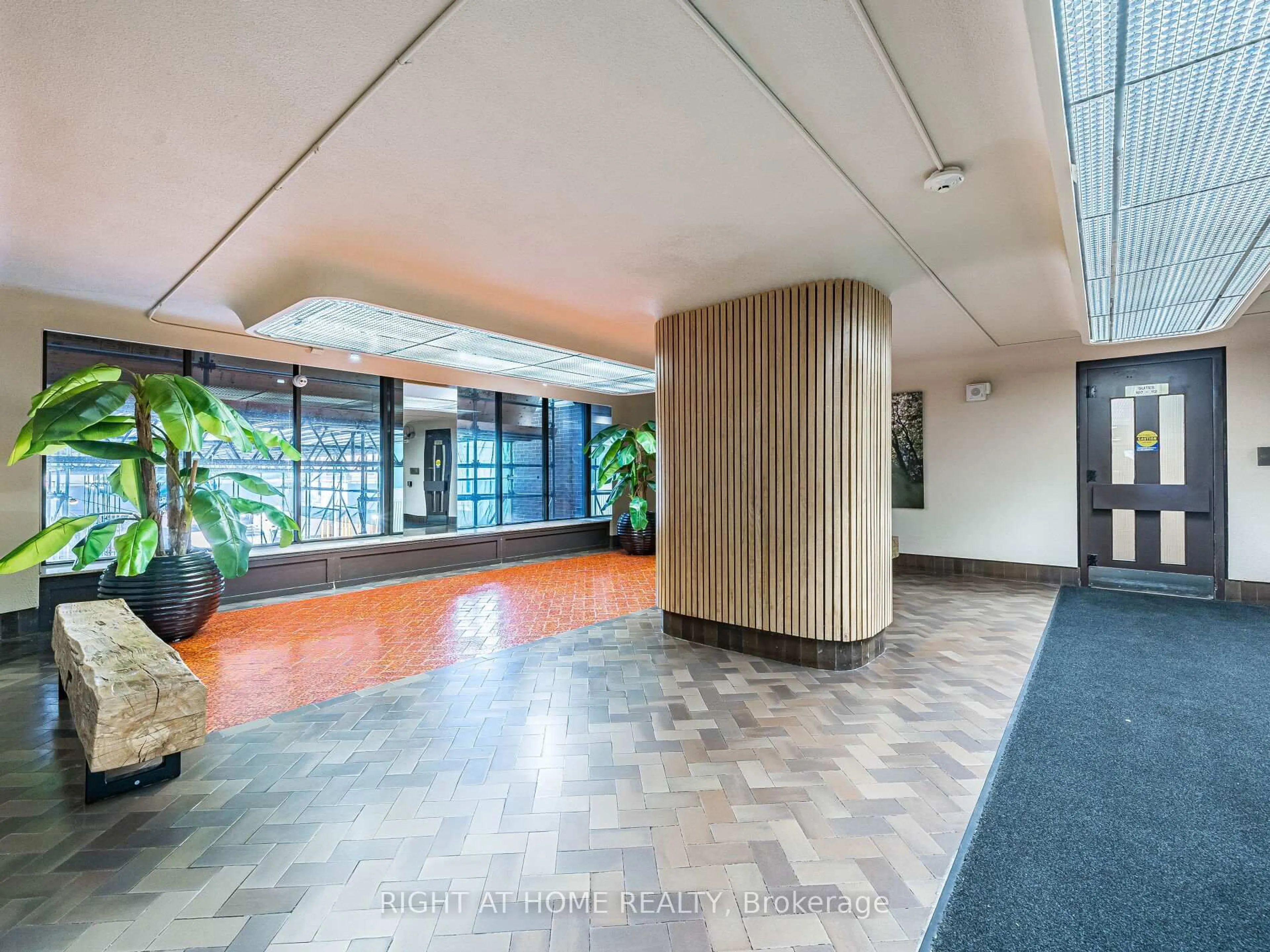 Indoor foyer for 1 Massey Sq #1208, Toronto Ontario M4C 5L4