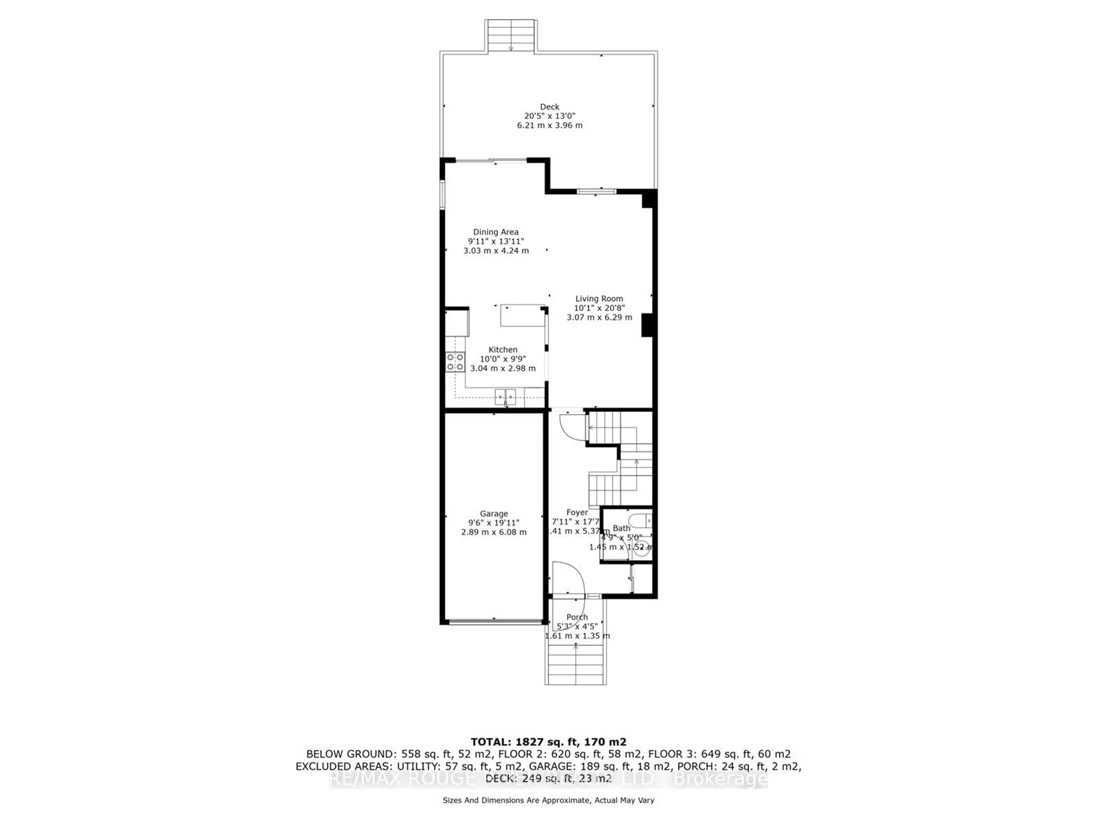Floor plan for 19 Wallace Dr, Whitby Ontario L1N 9G9