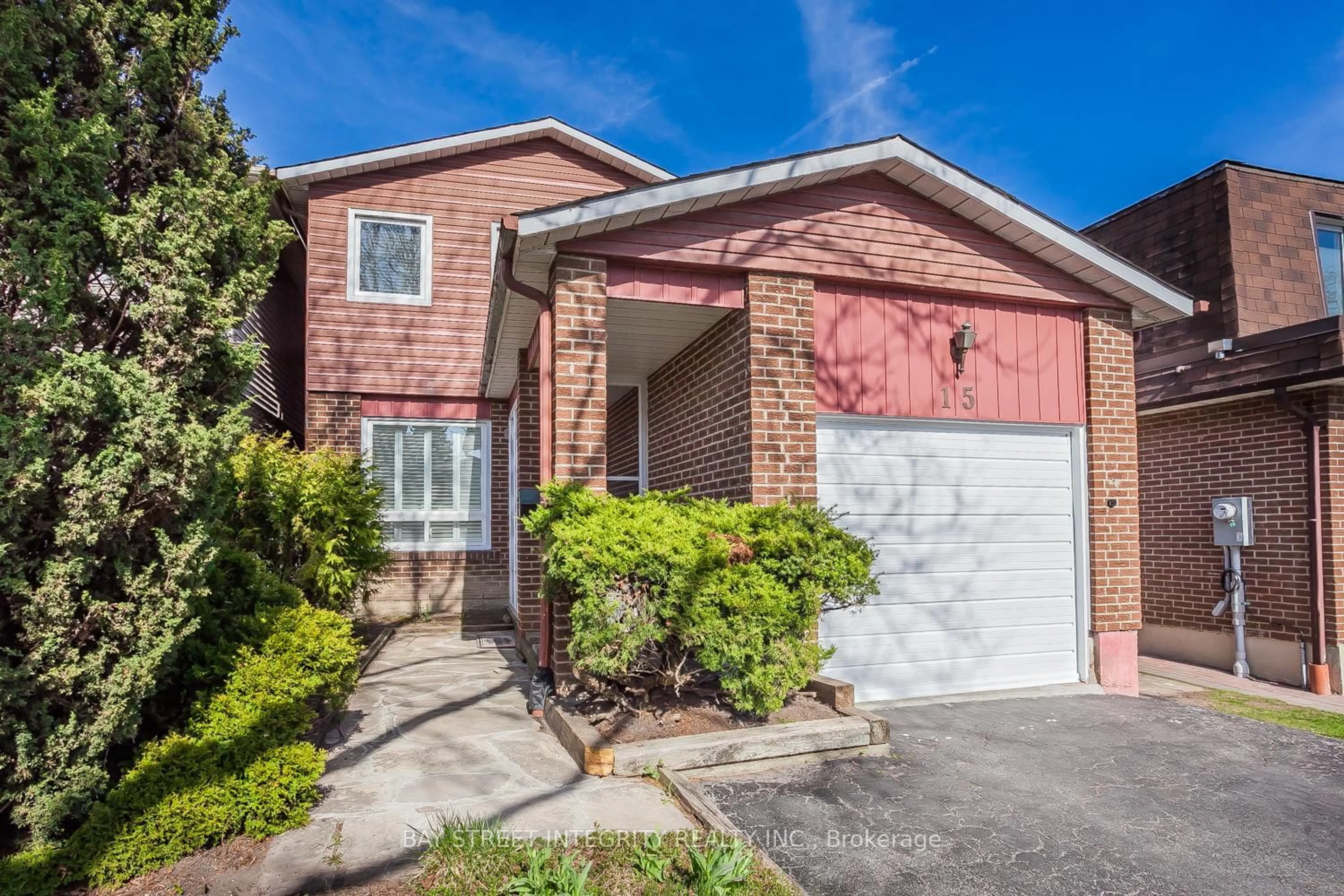 Home with brick exterior material, street for 15 Plum Brook Cres, Toronto Ontario M1S 3Z9
