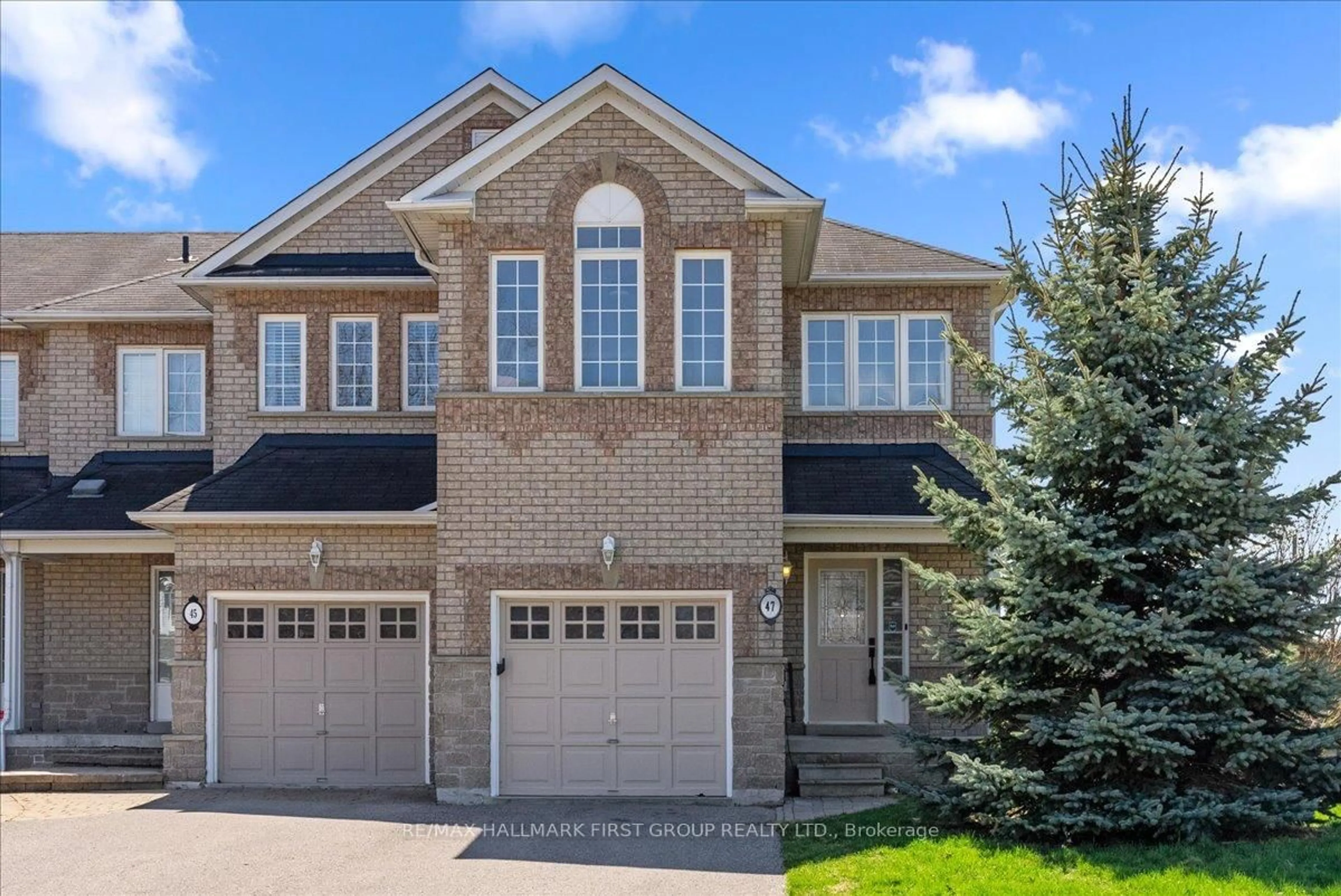 Home with brick exterior material, street for 47 Hanna Dr, Clarington Ontario L1C 5M4