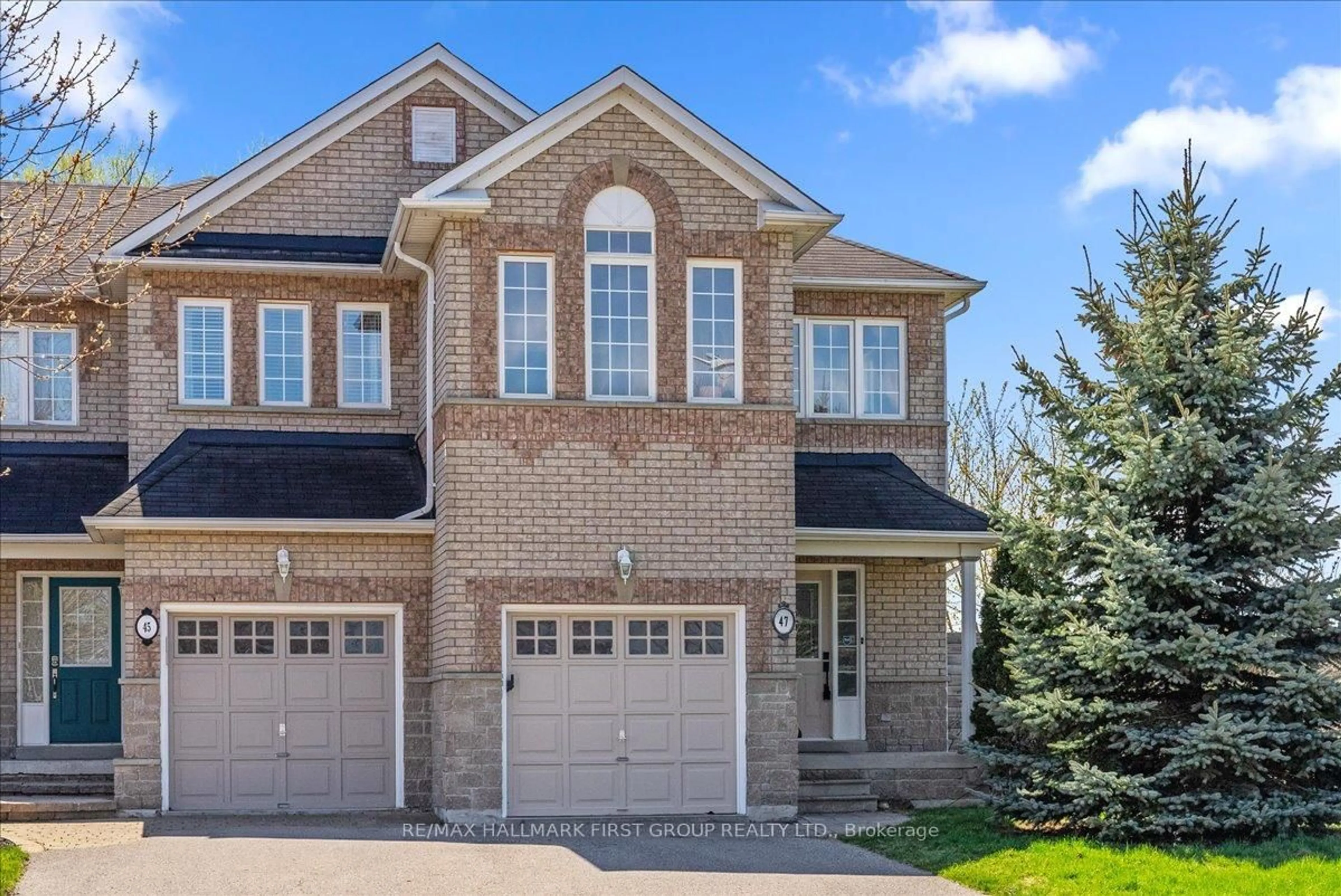 Home with brick exterior material, street for 47 Hanna Dr, Clarington Ontario L1C 5M4