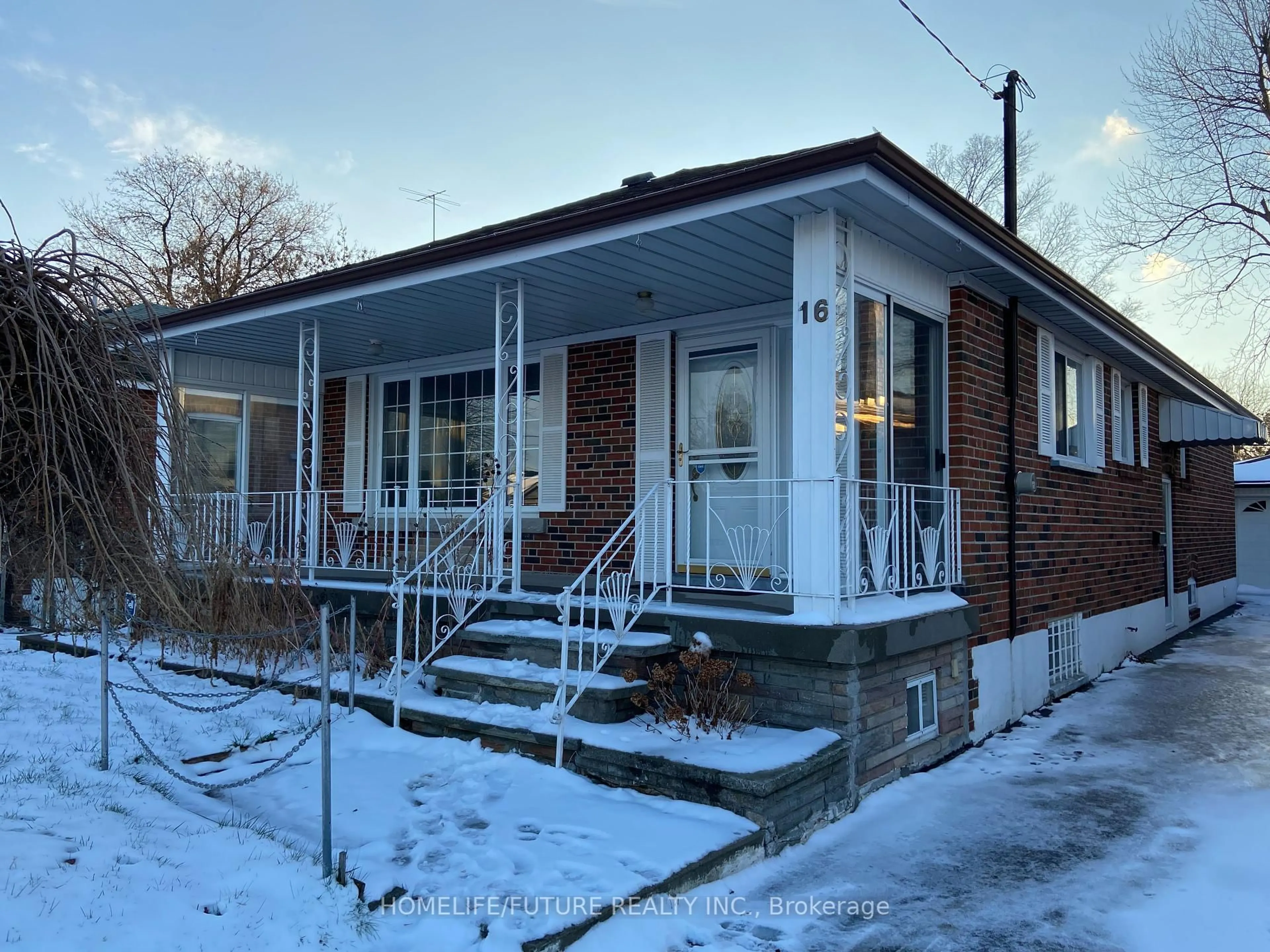 Home with brick exterior material, street for 16 Silvio Ave, Toronto Ontario M1K 1V2