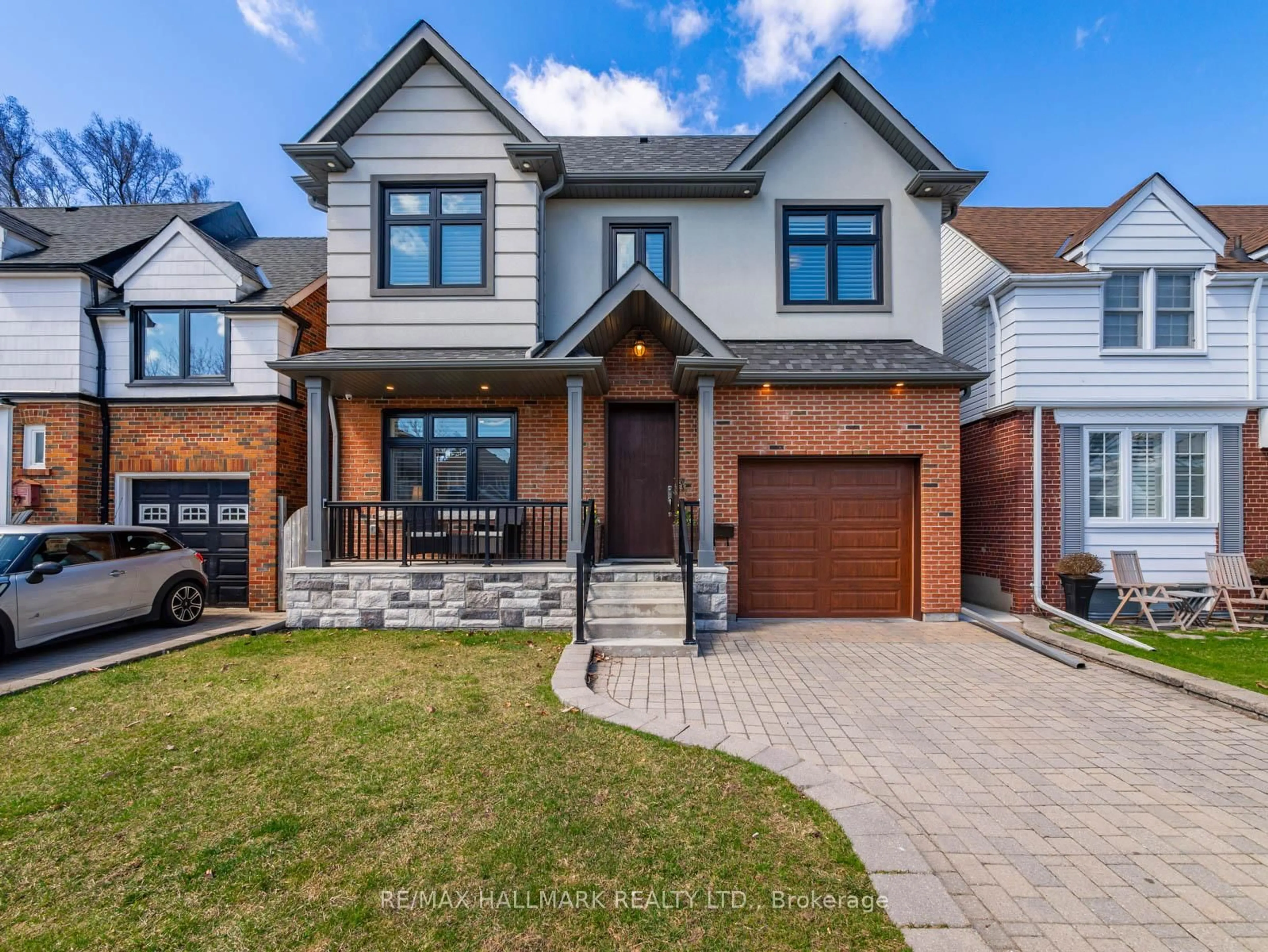 Home with brick exterior material, street for 14 Elmview Dr, Toronto Ontario M1N 2W4
