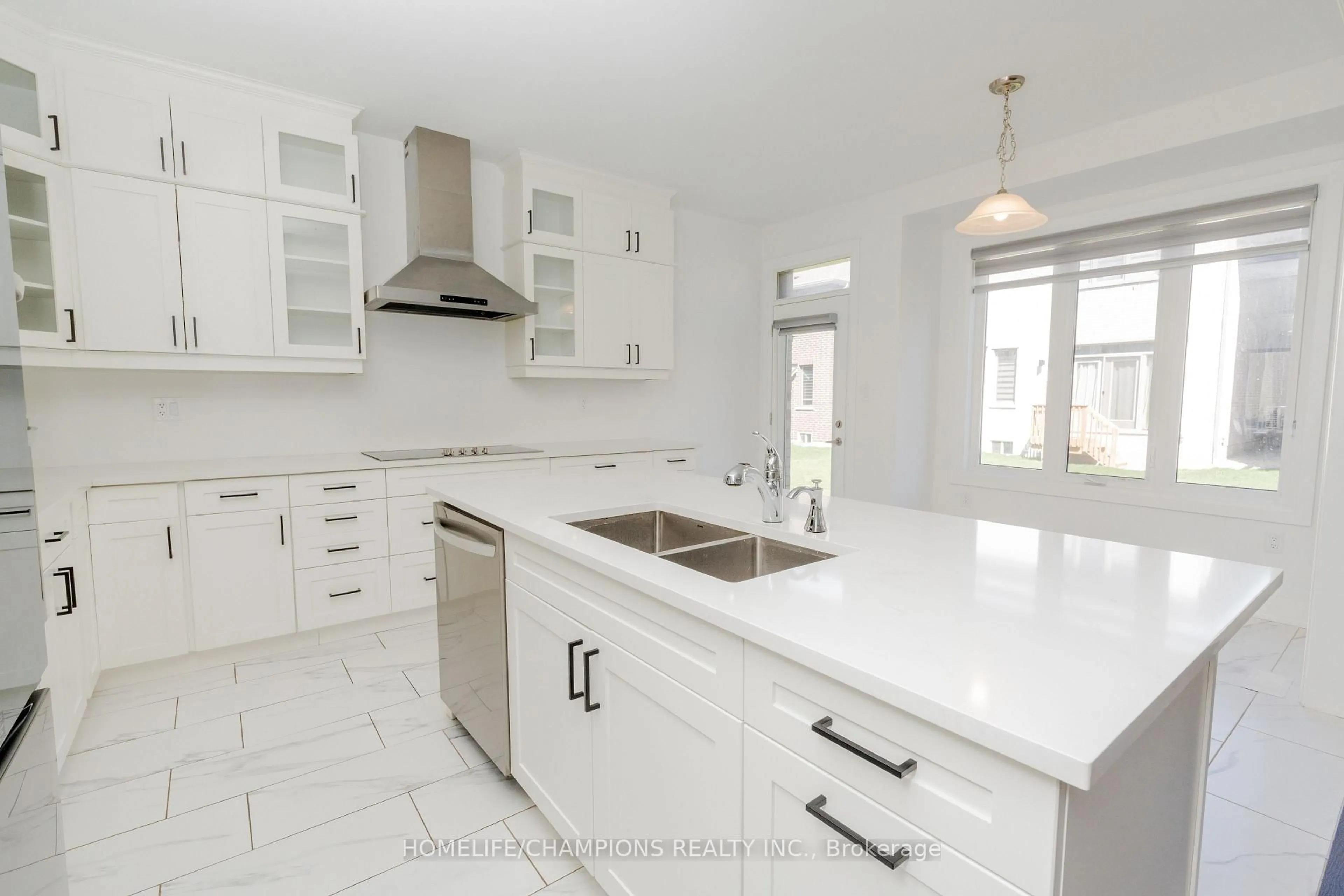 Contemporary kitchen, ceramic/tile floor for 1414 Swallowtail Lane, Pickering Ontario L1X 0N8