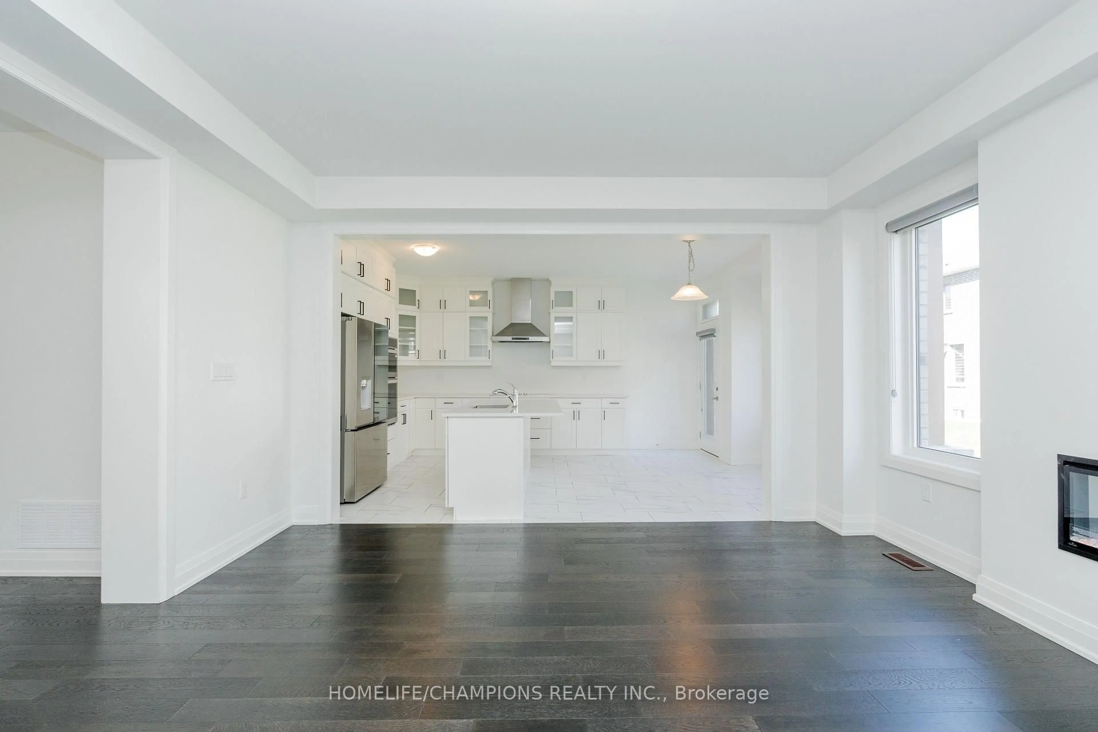 Open concept kitchen, unknown for 1414 Swallowtail Lane, Pickering Ontario L1X 0N8