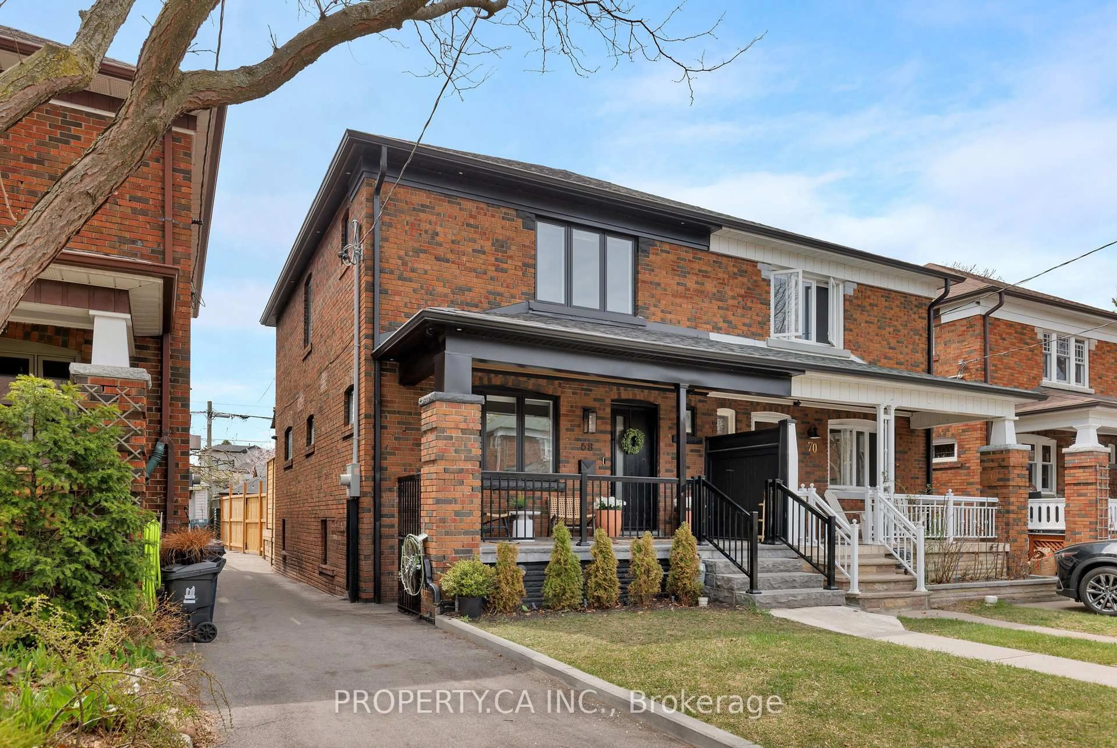 Home with brick exterior material, street for 68 Frankdale Ave, Toronto Ontario M4J 4A2