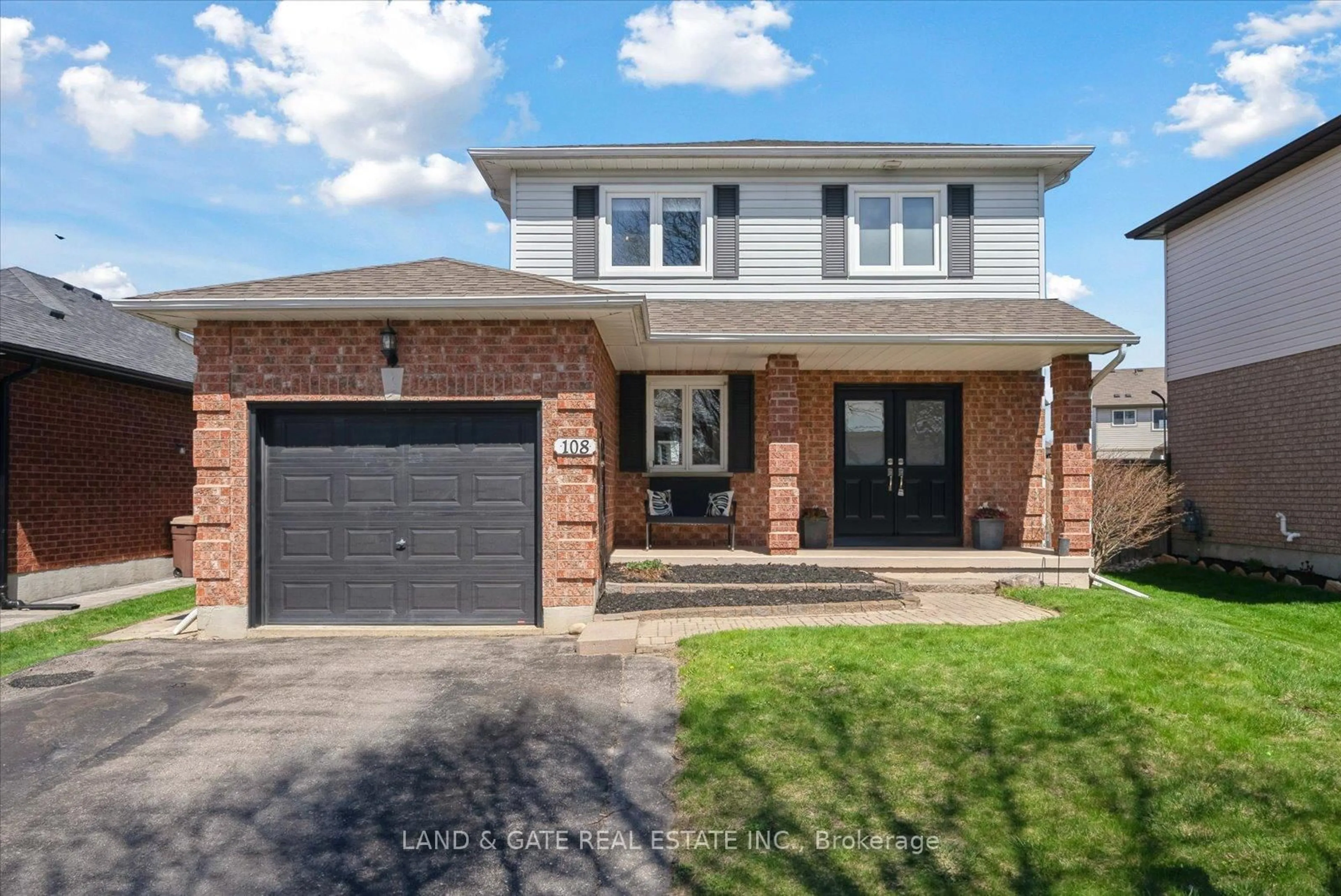 Home with brick exterior material, street for 108 George Reynolds Dr, Clarington Ontario L1E 2E8