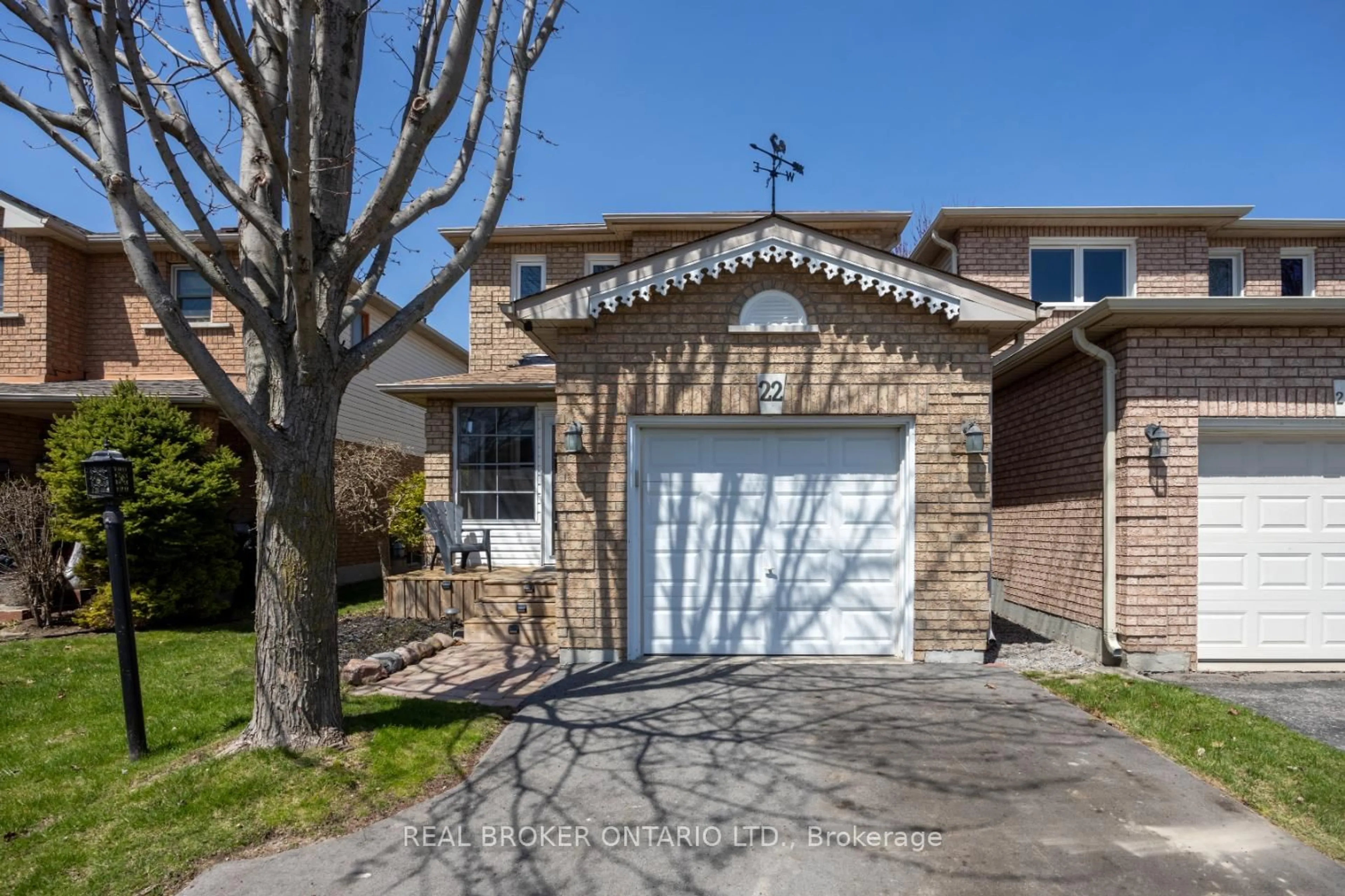 Home with brick exterior material, street for 22 Willey Dr, Clarington Ontario L1C 4Z7