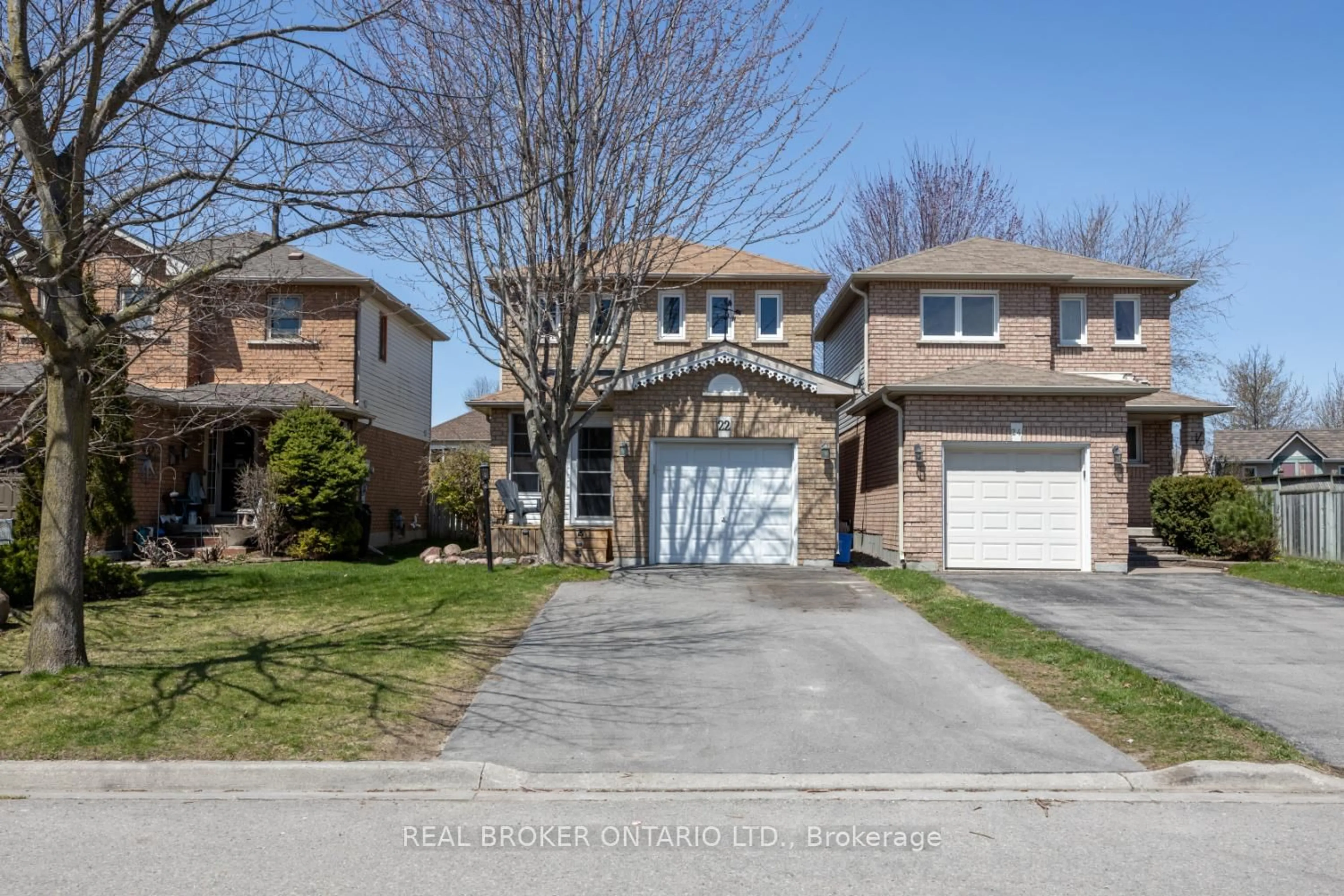 Home with brick exterior material, street for 22 Willey Dr, Clarington Ontario L1C 4Z7