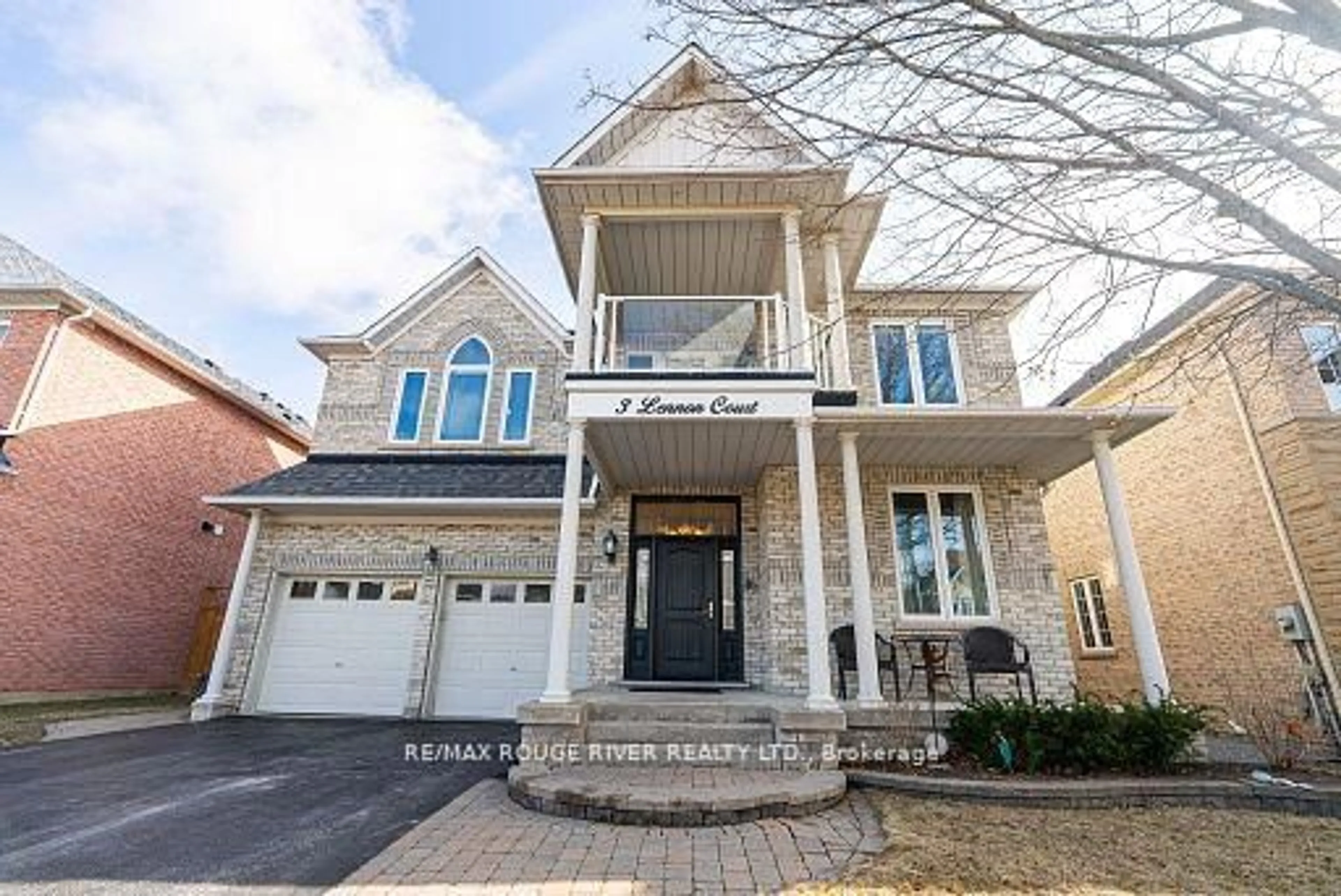 Home with brick exterior material, street for 3 Lennon Crt, Whitby Ontario L1P 1P4
